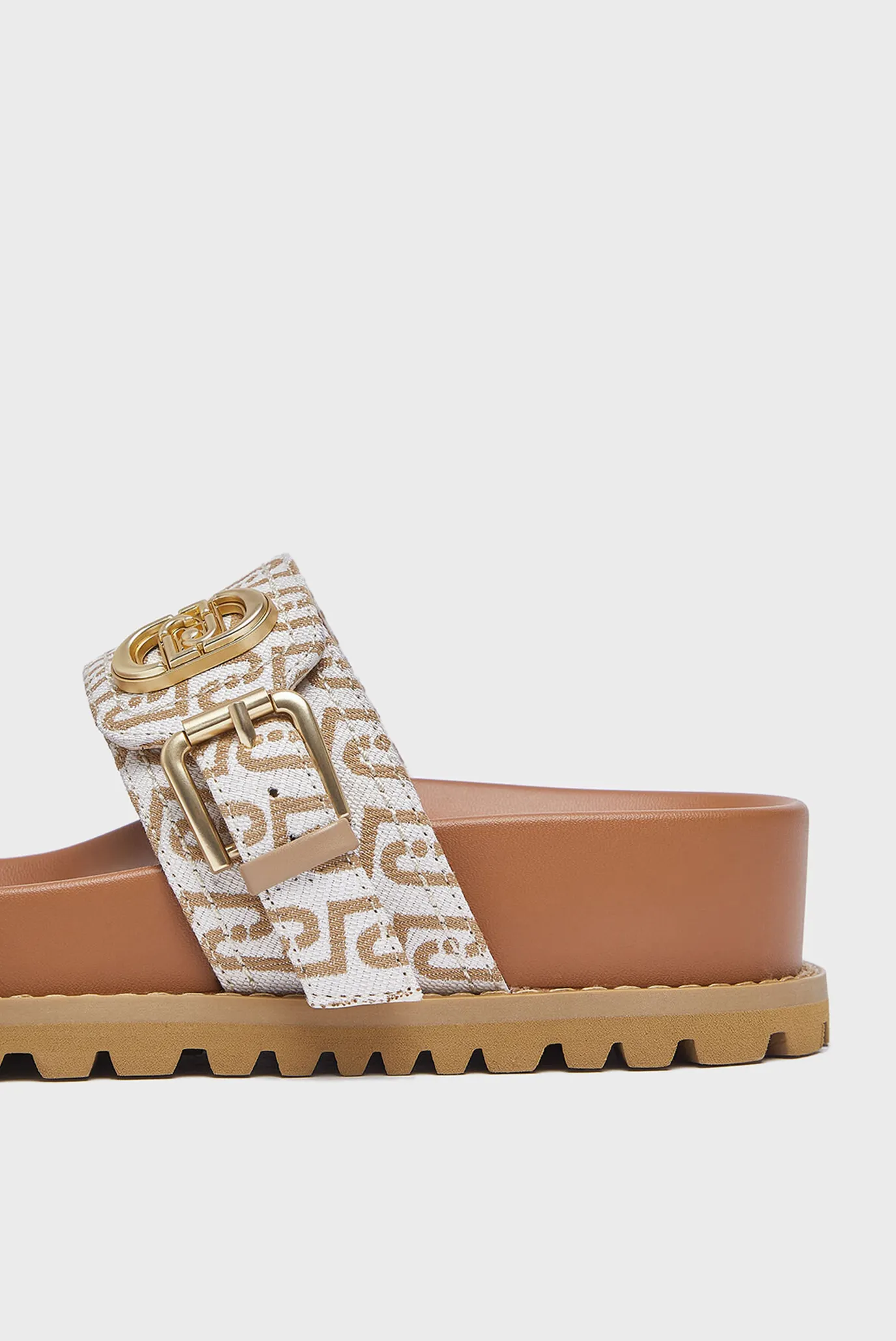Сандалии LIVIA 02 - SANDAL MONOGRAM JACQUARD NATURAL SADDLE 6