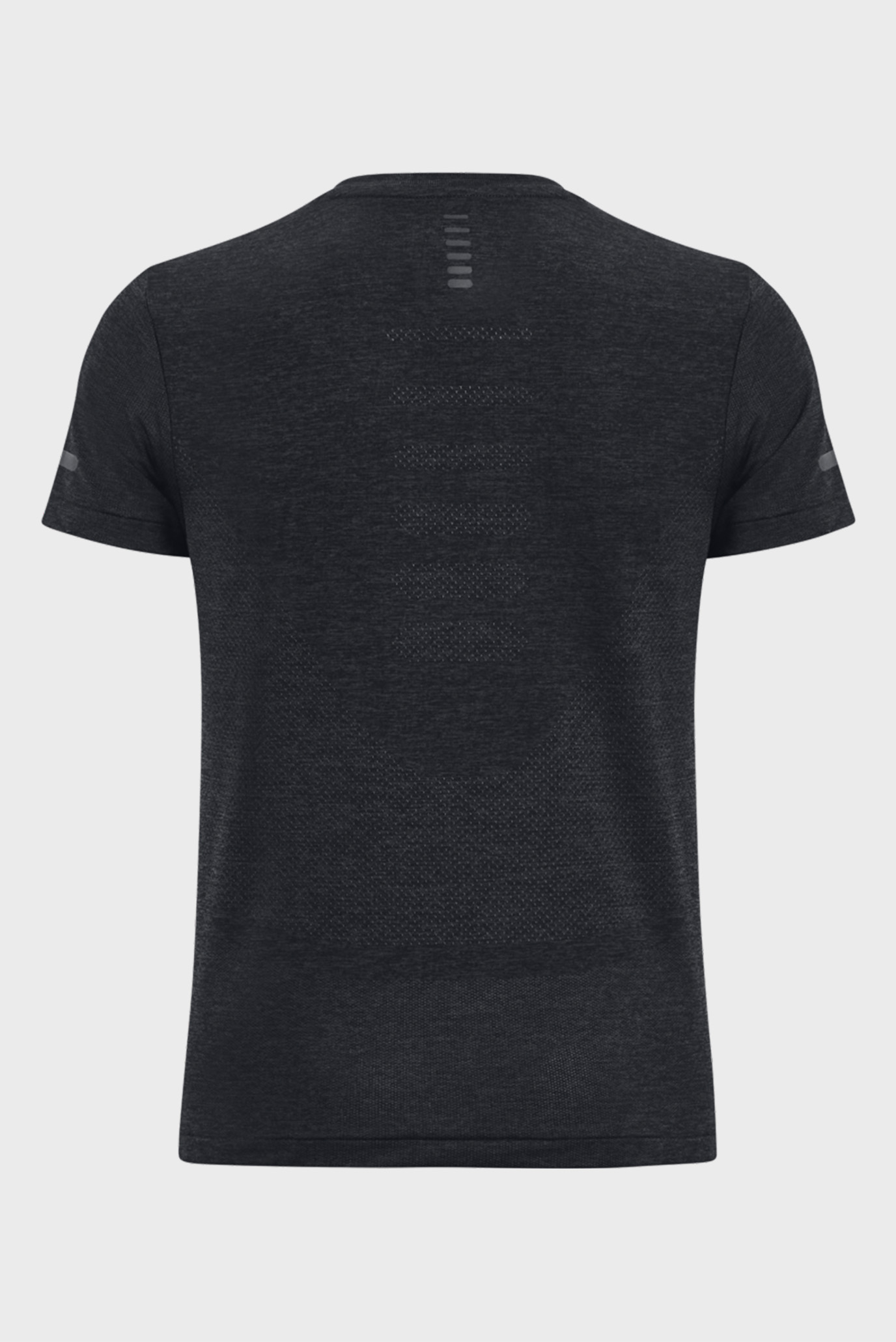 Женская черная футболка UA Seamless Stride SS 6
