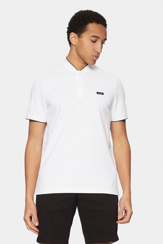 Поло STRETCH PIQUE STAND COLLAR POLO