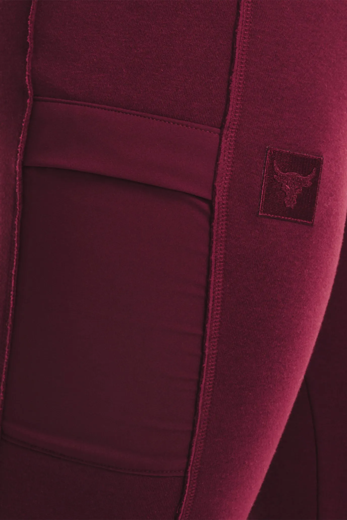 Женские бордовые спортивные брюки UA Prjct Rock Fleece Pant 12