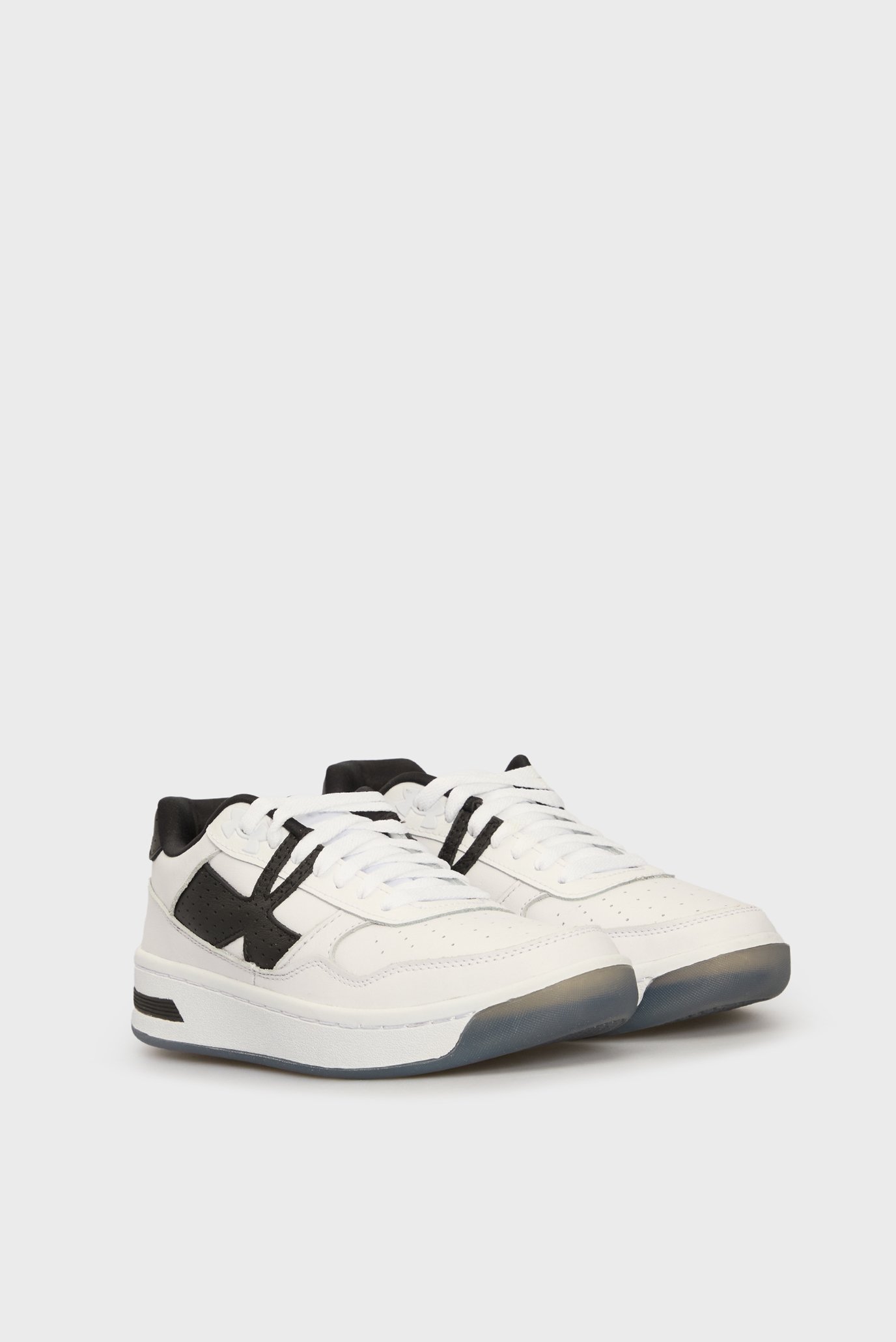 Мужские белые кожаные кроссовки UA Court 96 3