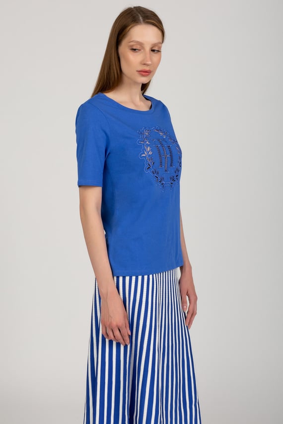 Футболка REG TH APPLIQUE OPEN-NK TEE SS