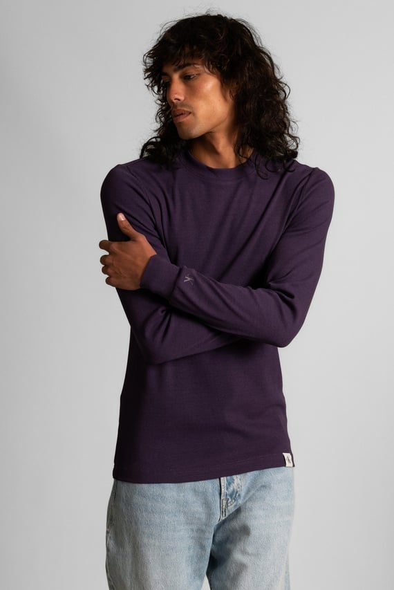 Лонгслив LOGO TAB RIB LS TEE