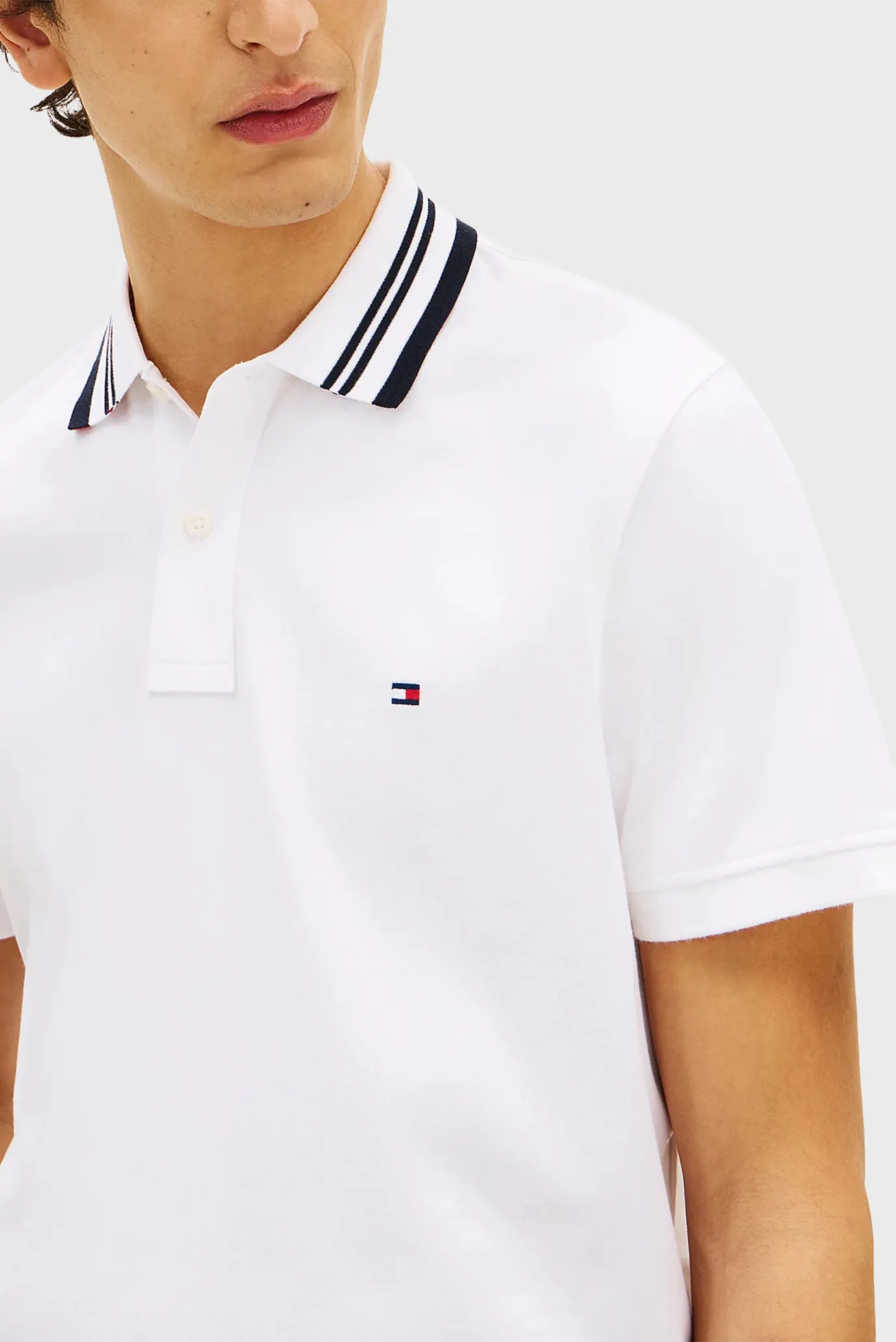 Поло MERC JACQUARD RWB DETAIL 2