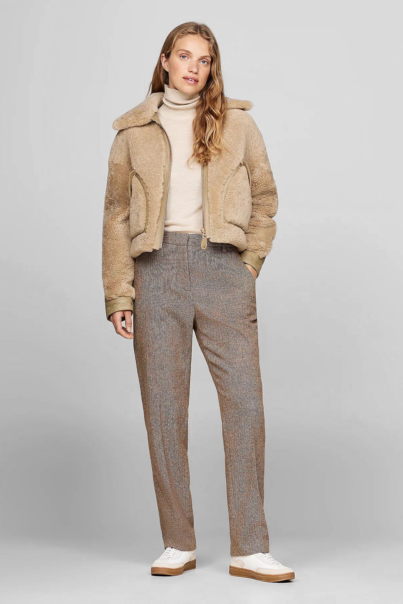 Брюки HERRINGBONE SLIM STR LONG PANT 2