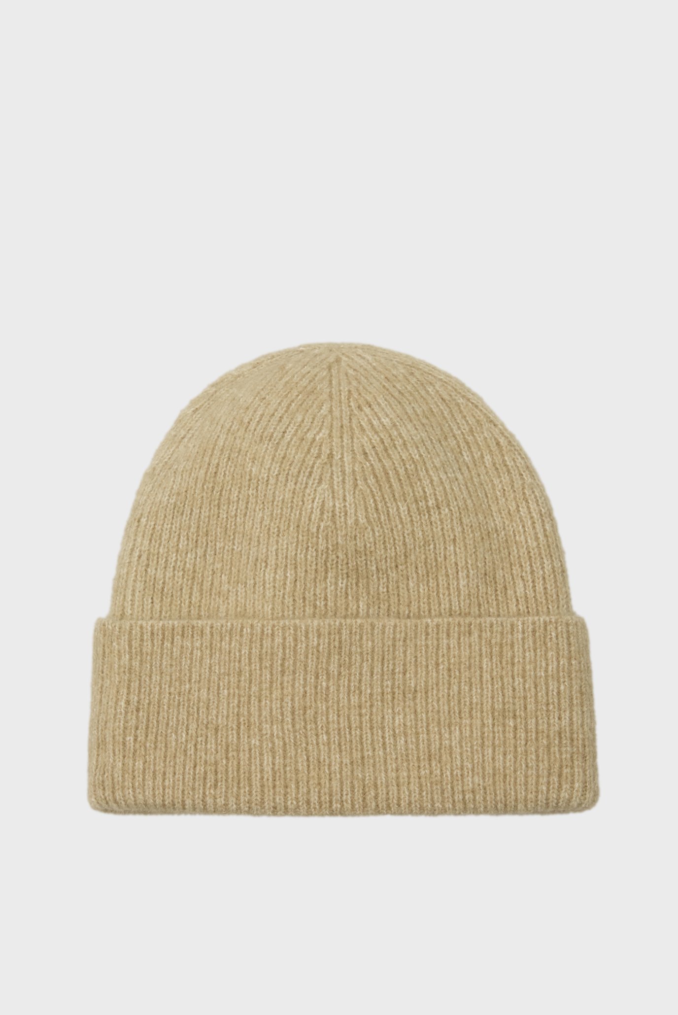 Женская бежевая шапка ESSENTIAL FLAG FUZZY BEANIETommy Hilfiger Женская бежевая шапка ESSENTIAL FLAG FUZZY BEANIE 2