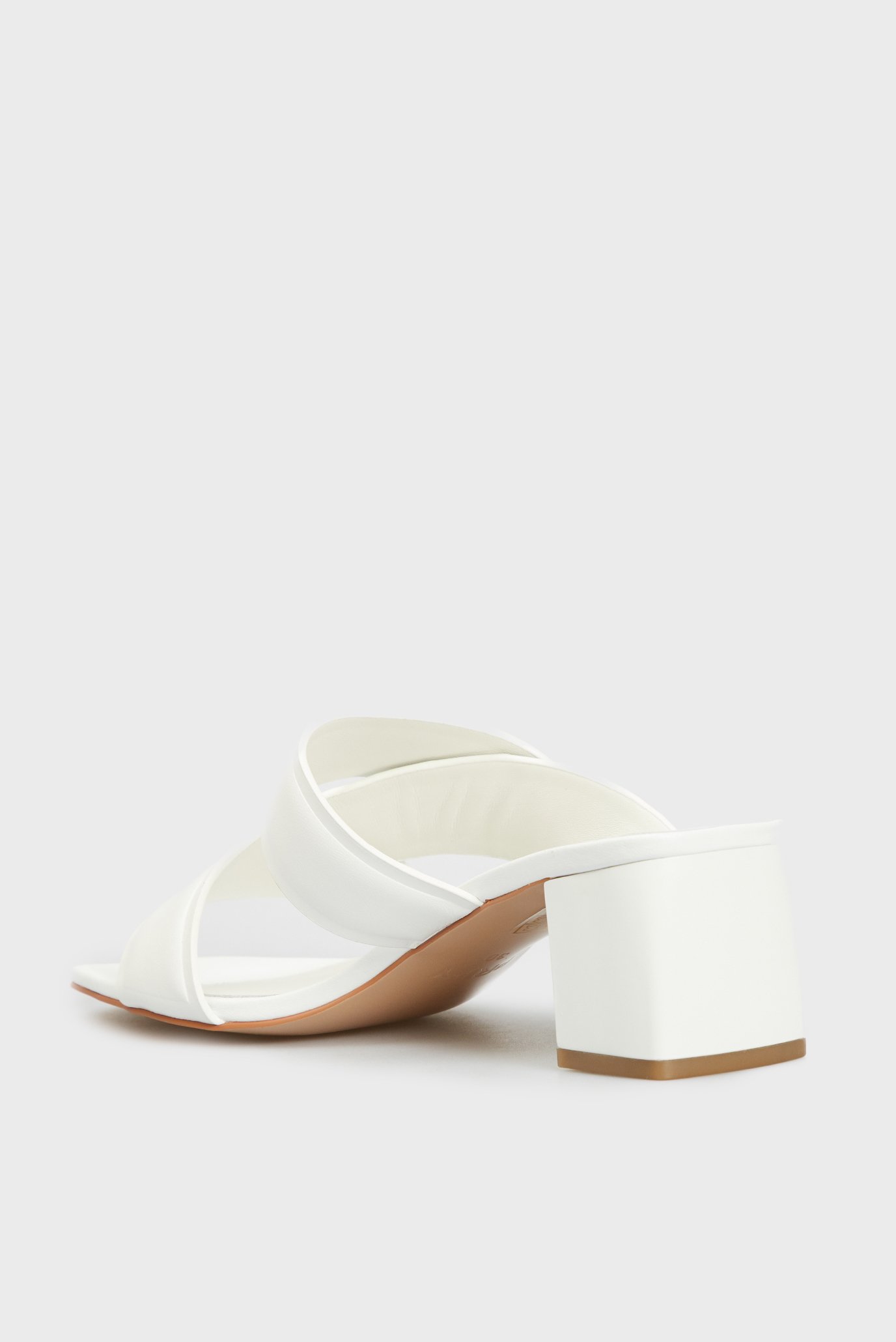 Женские белые кожаные мюли ShayaPRPY Женские белые кожаные мюли Shaya 5