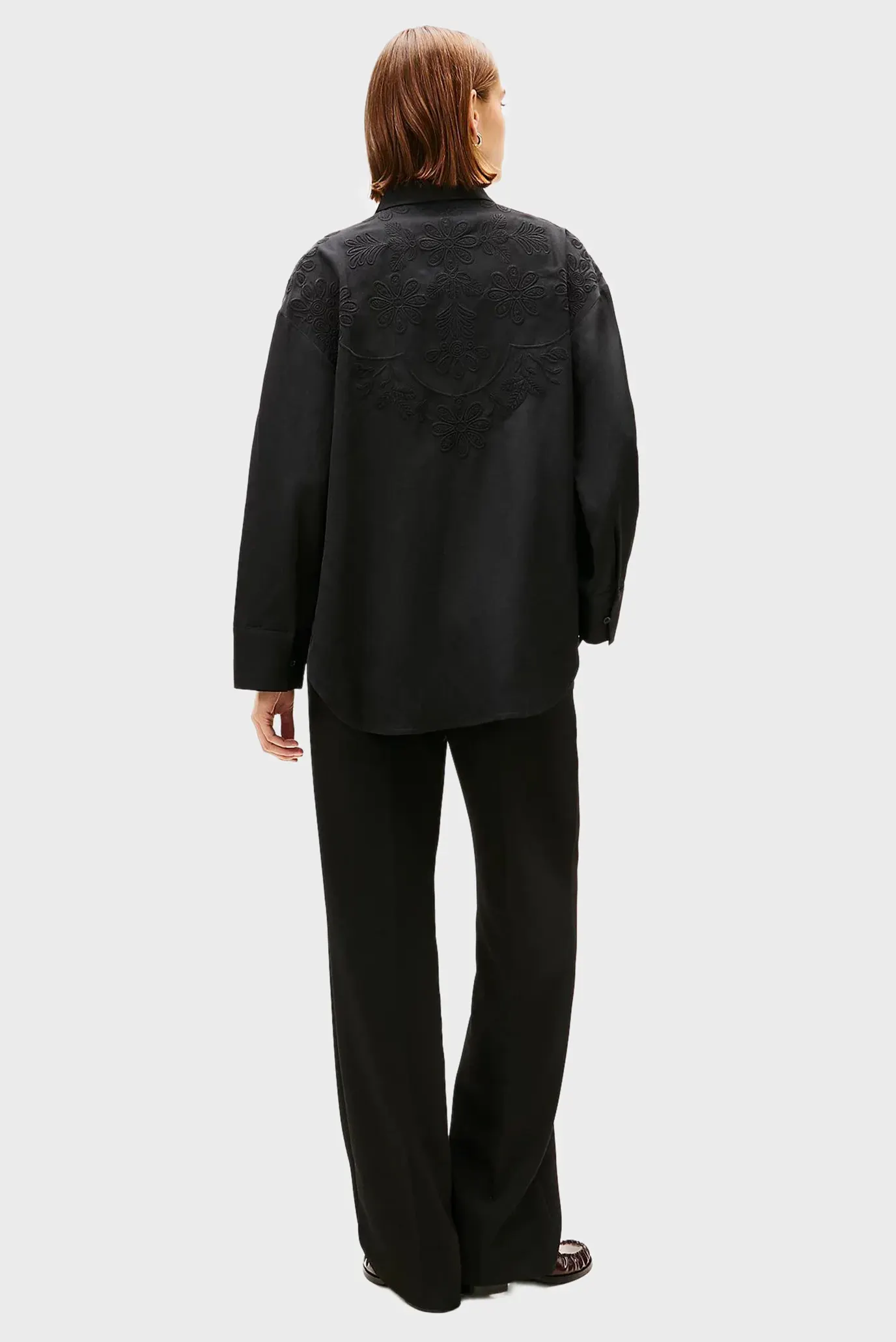 Рубашка EMBROIDERY MODERN FIT LS SHIRT 3