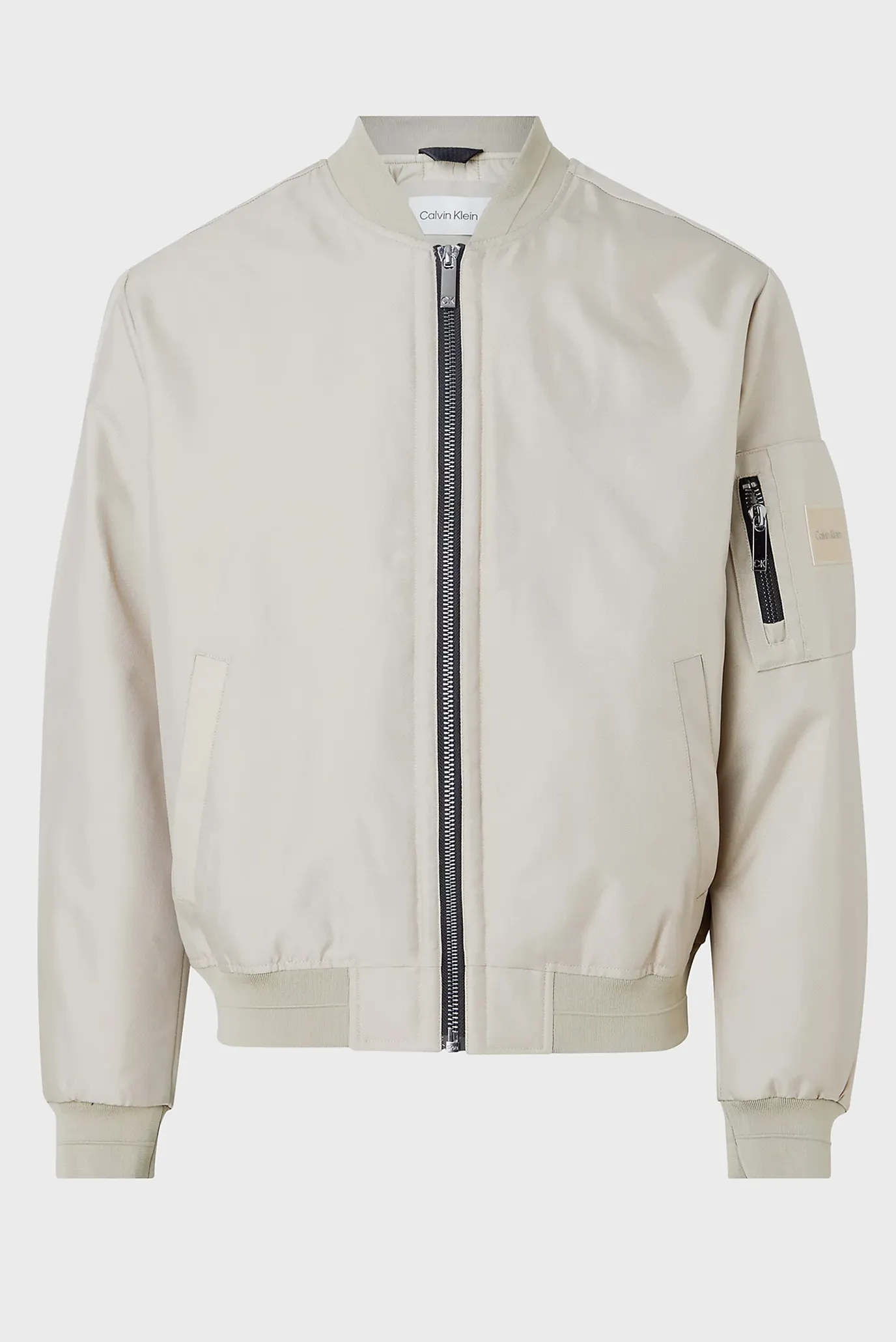 Мужской белый бомбер RECYCLED CANVAS HERO BOMBER 5