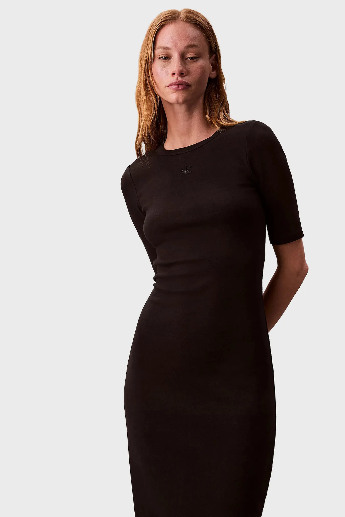 Платье HS CTN CONTOUR 1X1 RIB MIDI DRES 5