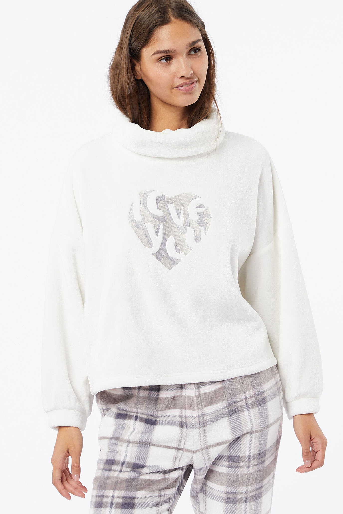 Женский белый свитшот ESTEBAN 3