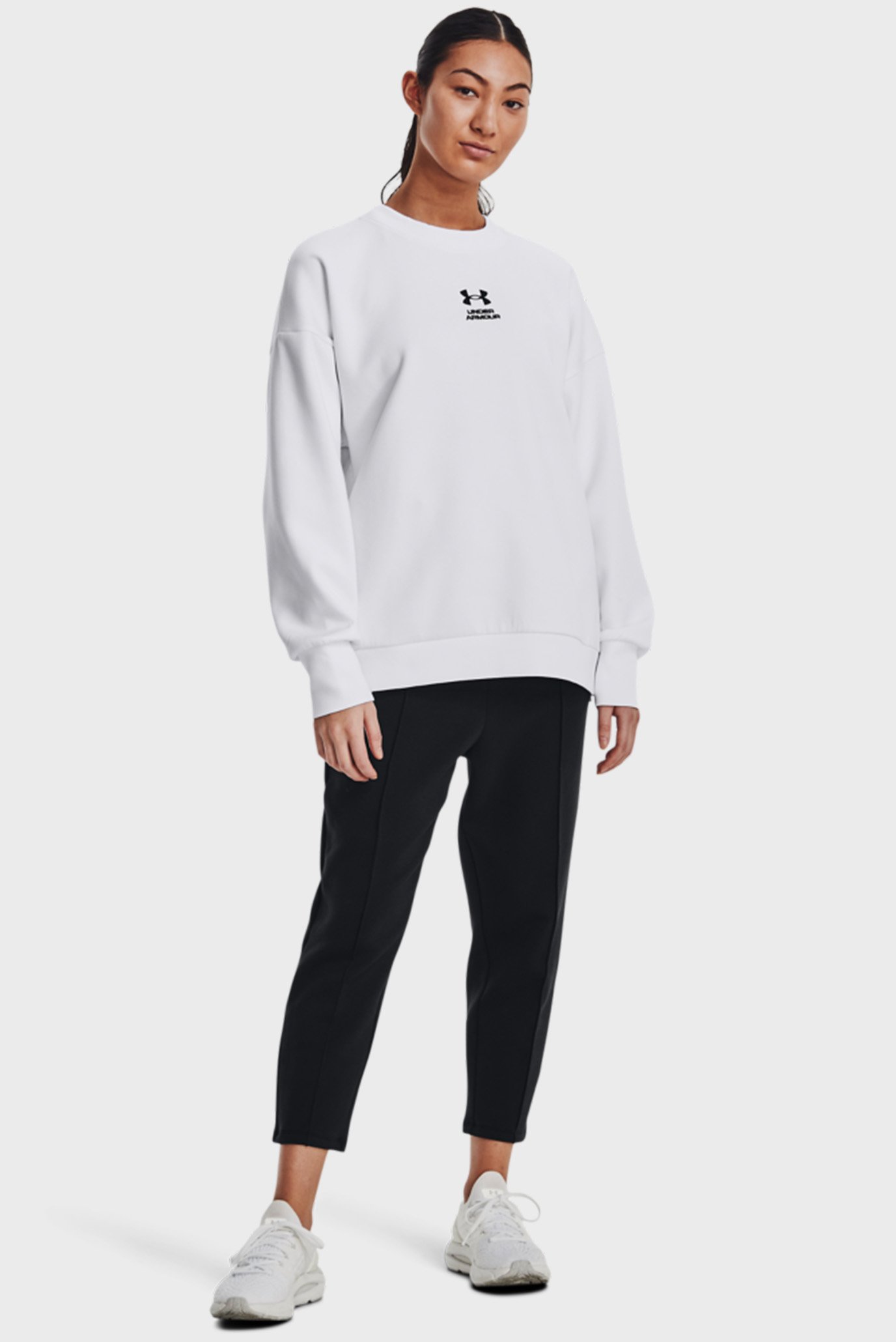 Женский белый свитшот NEW Summit Knit Oversize Crew Under Armour Женский белый свитшот NEW Summit Knit Oversize Crew 8