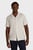 Мужская бежевая льняная рубашка LINEN COTTON CUBAN