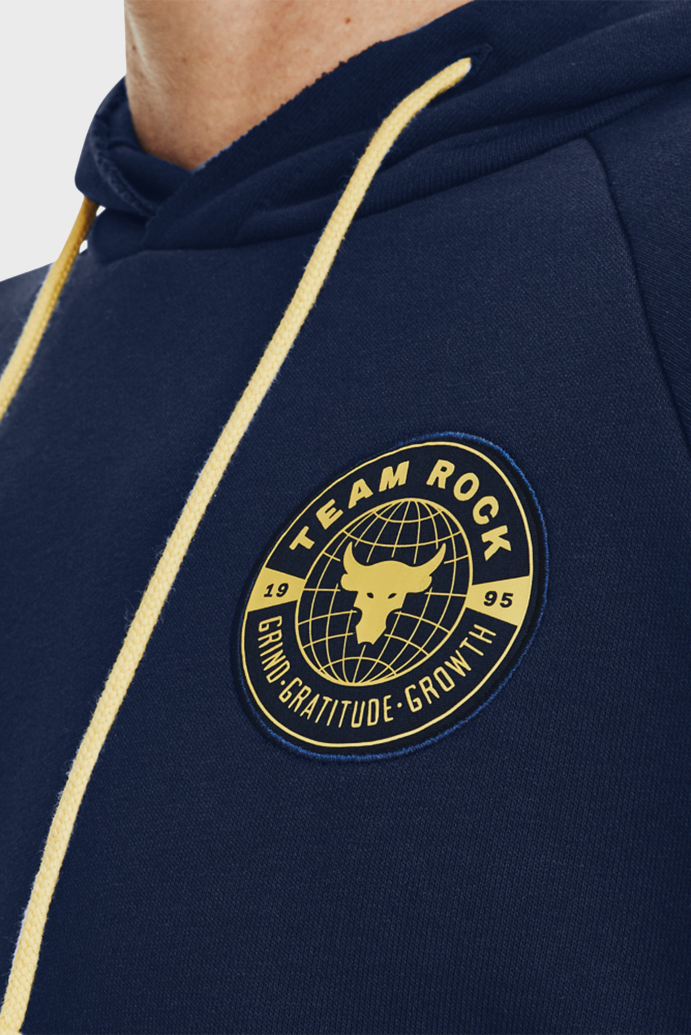 Мужское синее худи UA Pjt Rock Hvywght Terry HD 10