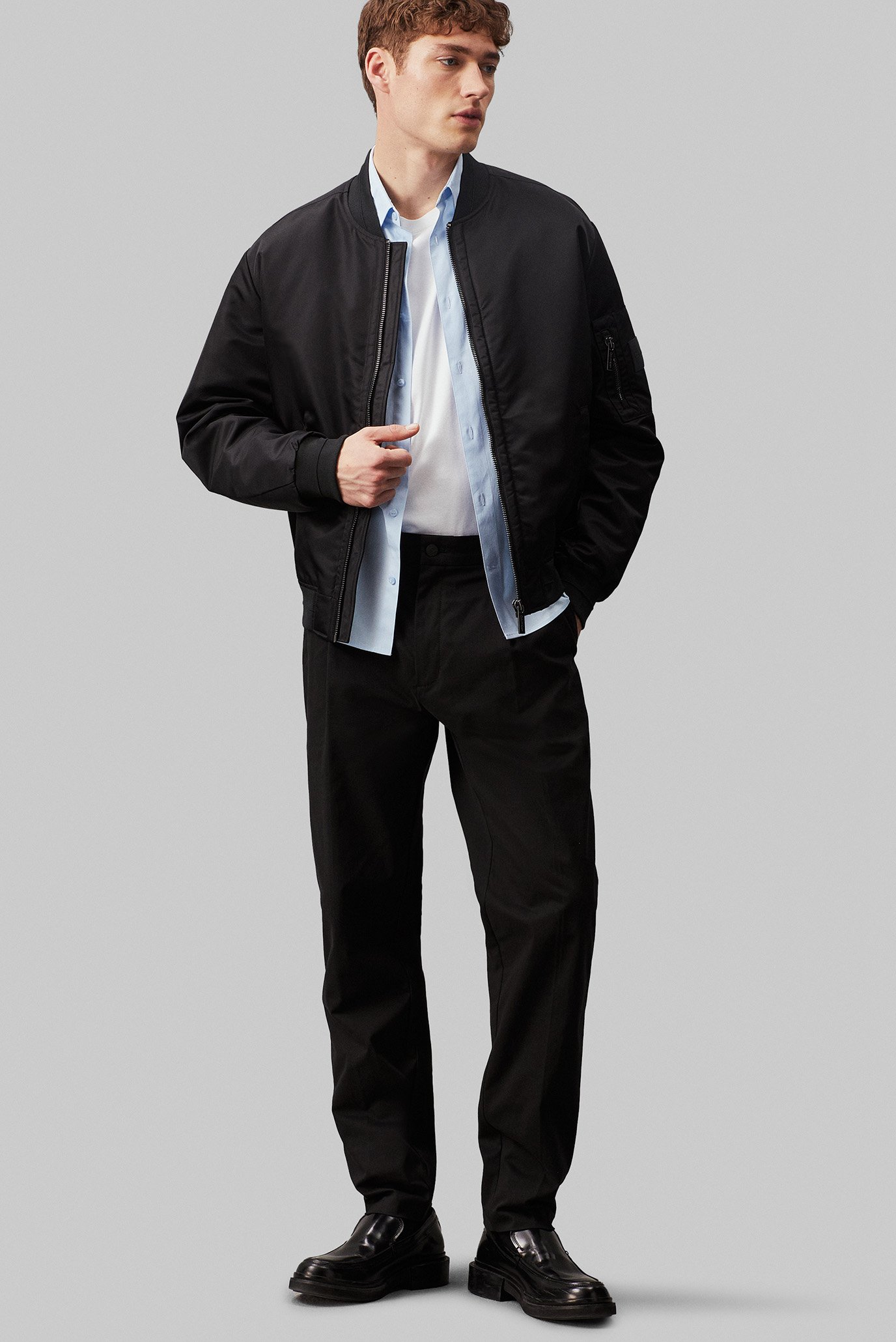 Штаны MODERN TWILL TAPERED PLEAT PANTS 2