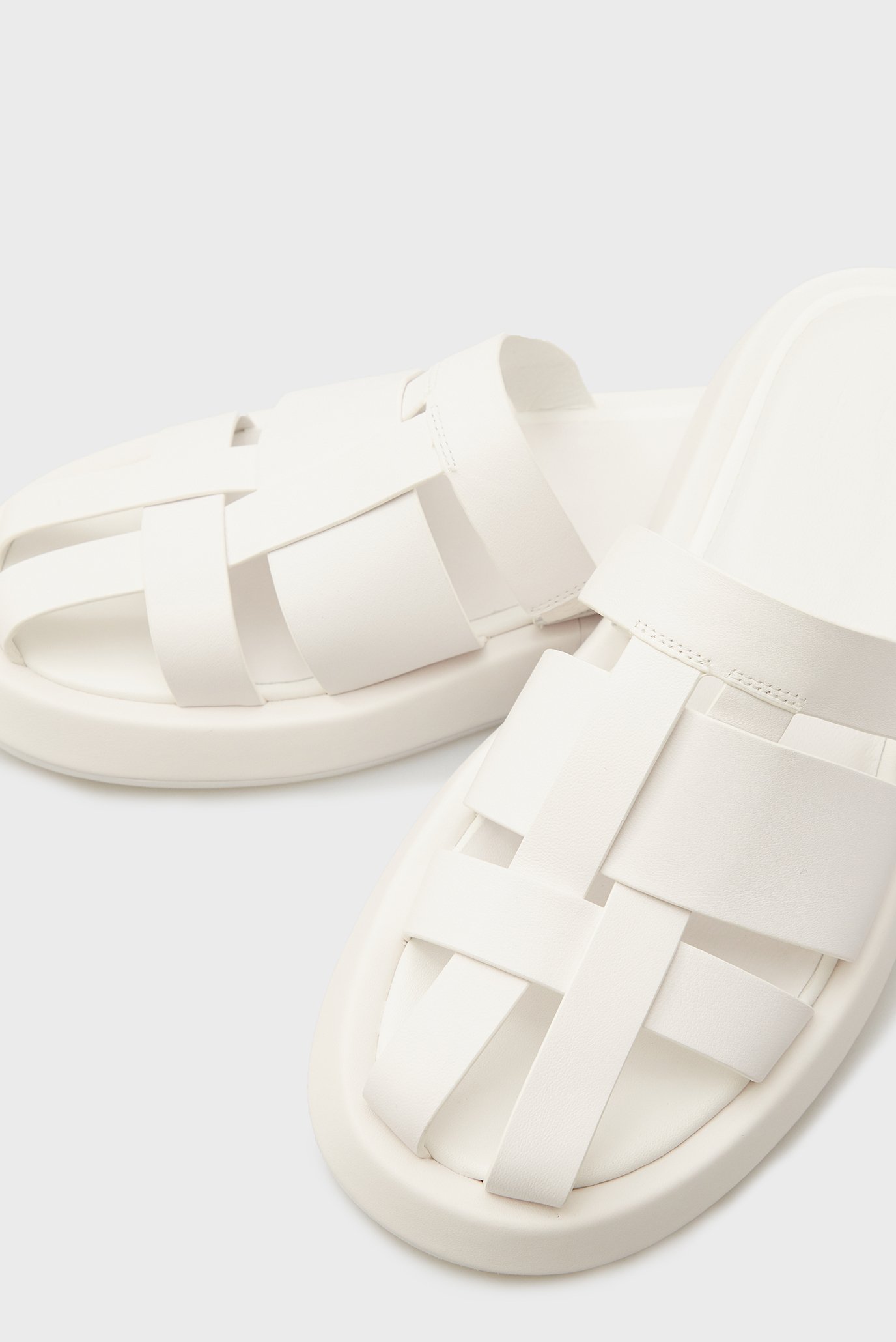 Женские белые кожаные мюли RobinPRPY Женские белые кожаные мюли Robin 5