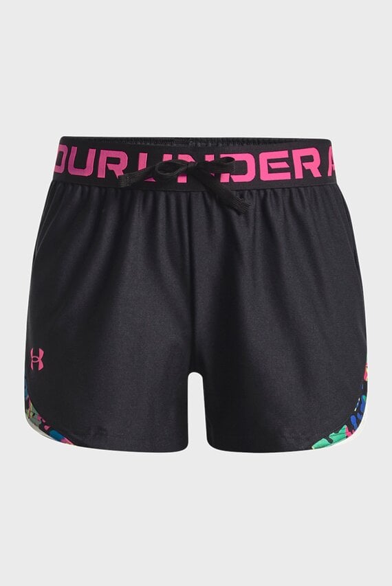 Детские черные шорты Play Up Tri Color Short
