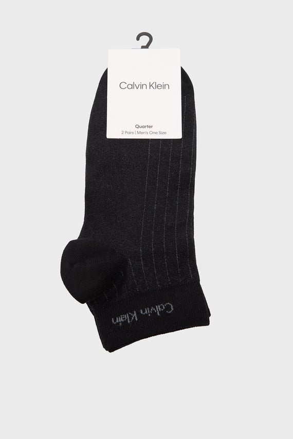 Носки CK MEN QUARTER 2P PINSTRIPE Calvin Klein Носки CK MEN QUARTER 2P PINSTRIPE Calvin Klein