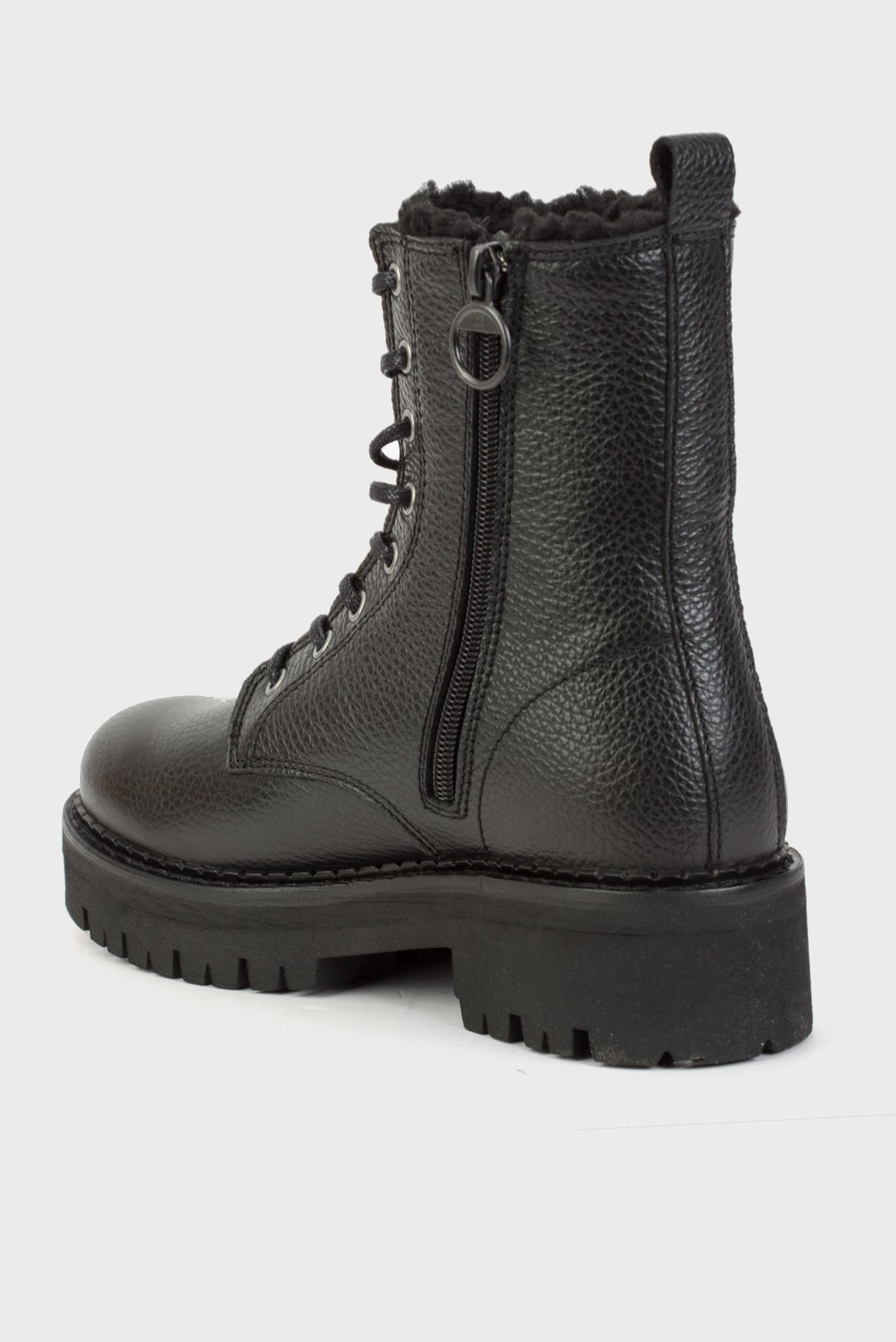 Женские черные кожаные ботинки TJW URBAN BOOT TUMBLED LTR WL 3