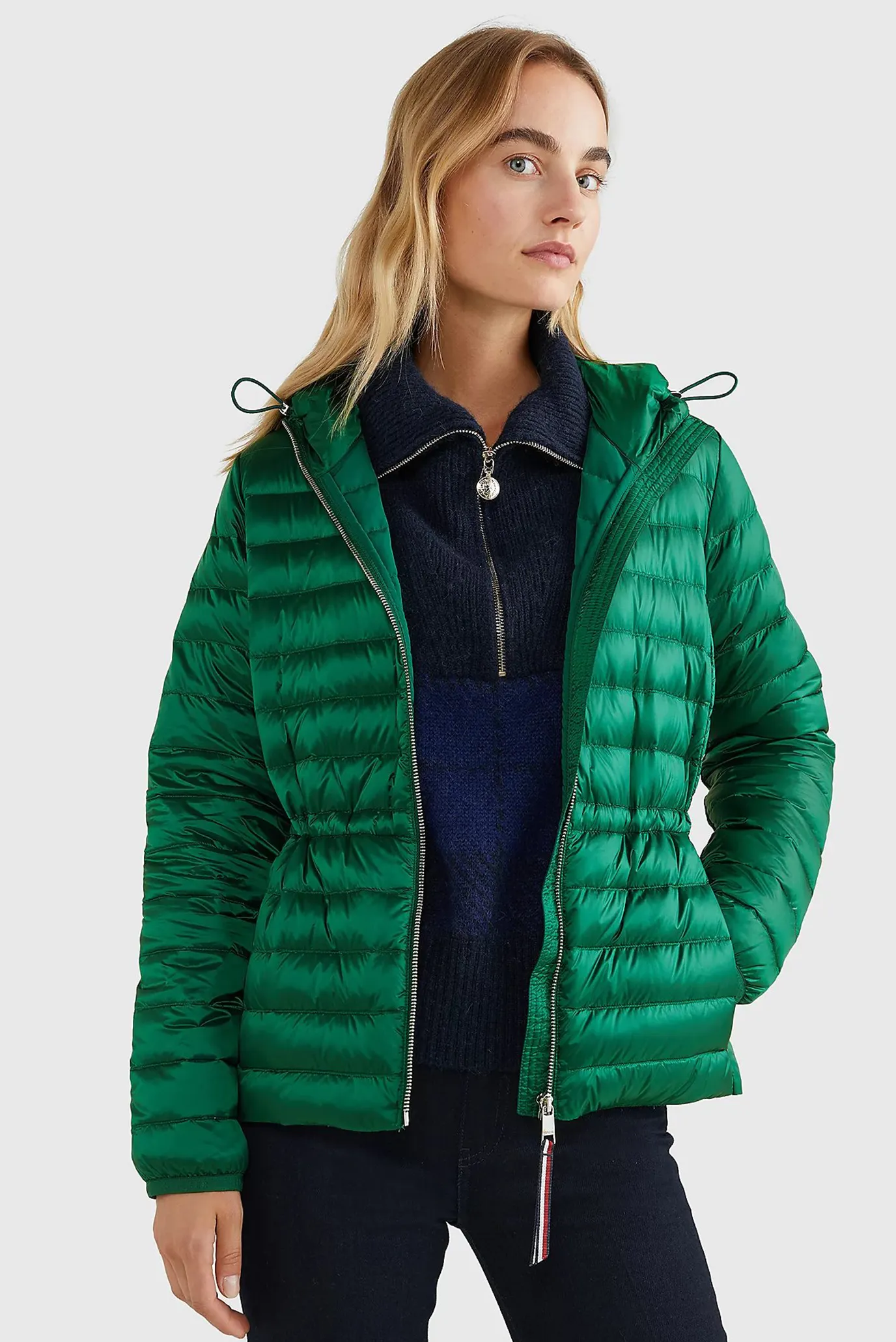 Женский зеленый пуховик FEMININE LW DOWN JACKET 6