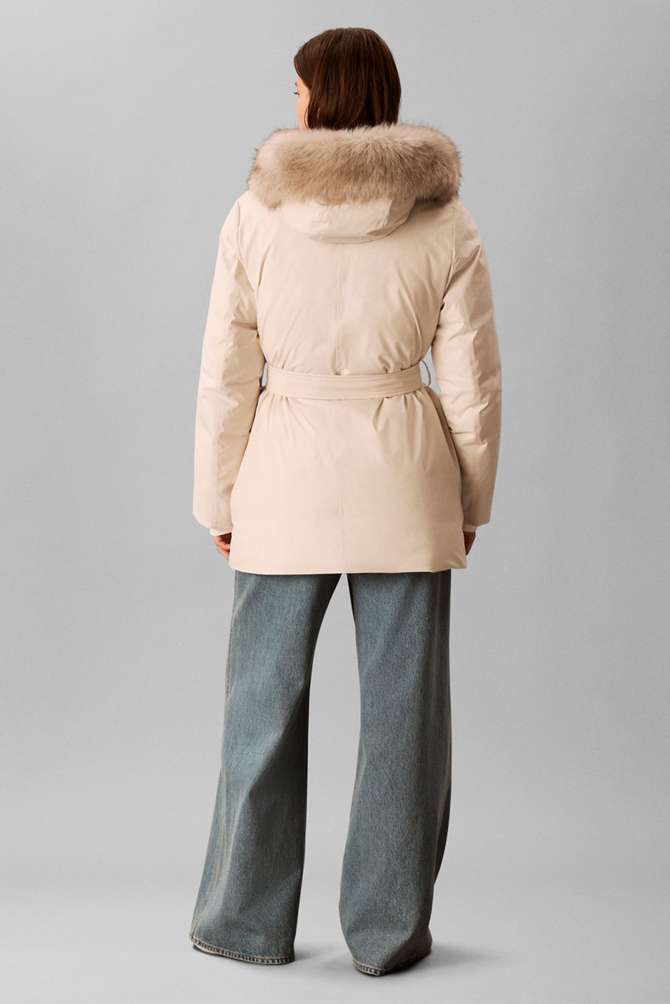 Куртка зимняя BELTED MATTE QUILTED JACKET WITH 4