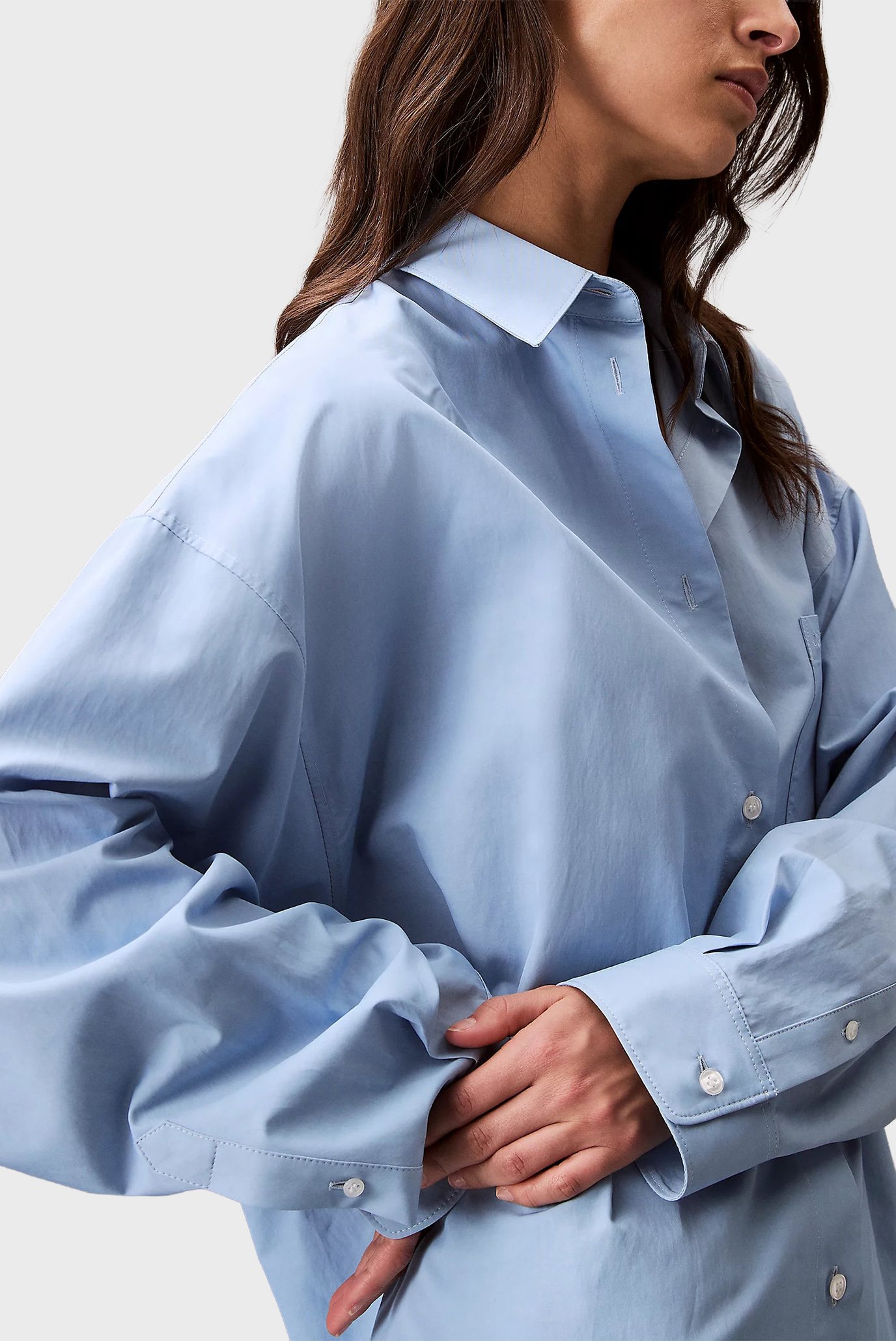 Рубашка Lustrous CTTN LS Oversized ShirtCalvin Klein Рубашка Lustrous CTTN LS Oversized Shirt 5