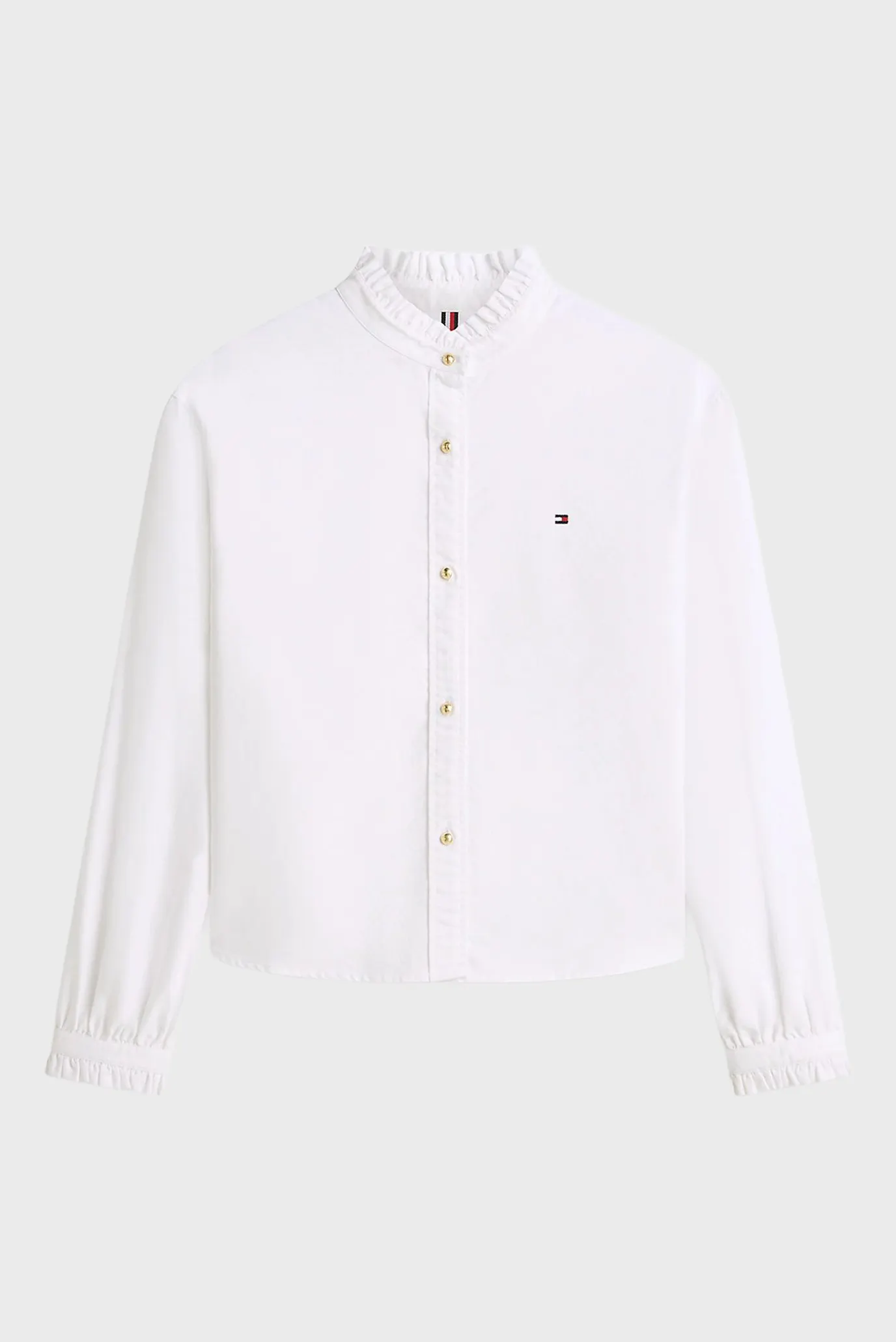 Рубашка OXFORD CROP RUFFLE LS SHIRT 5
