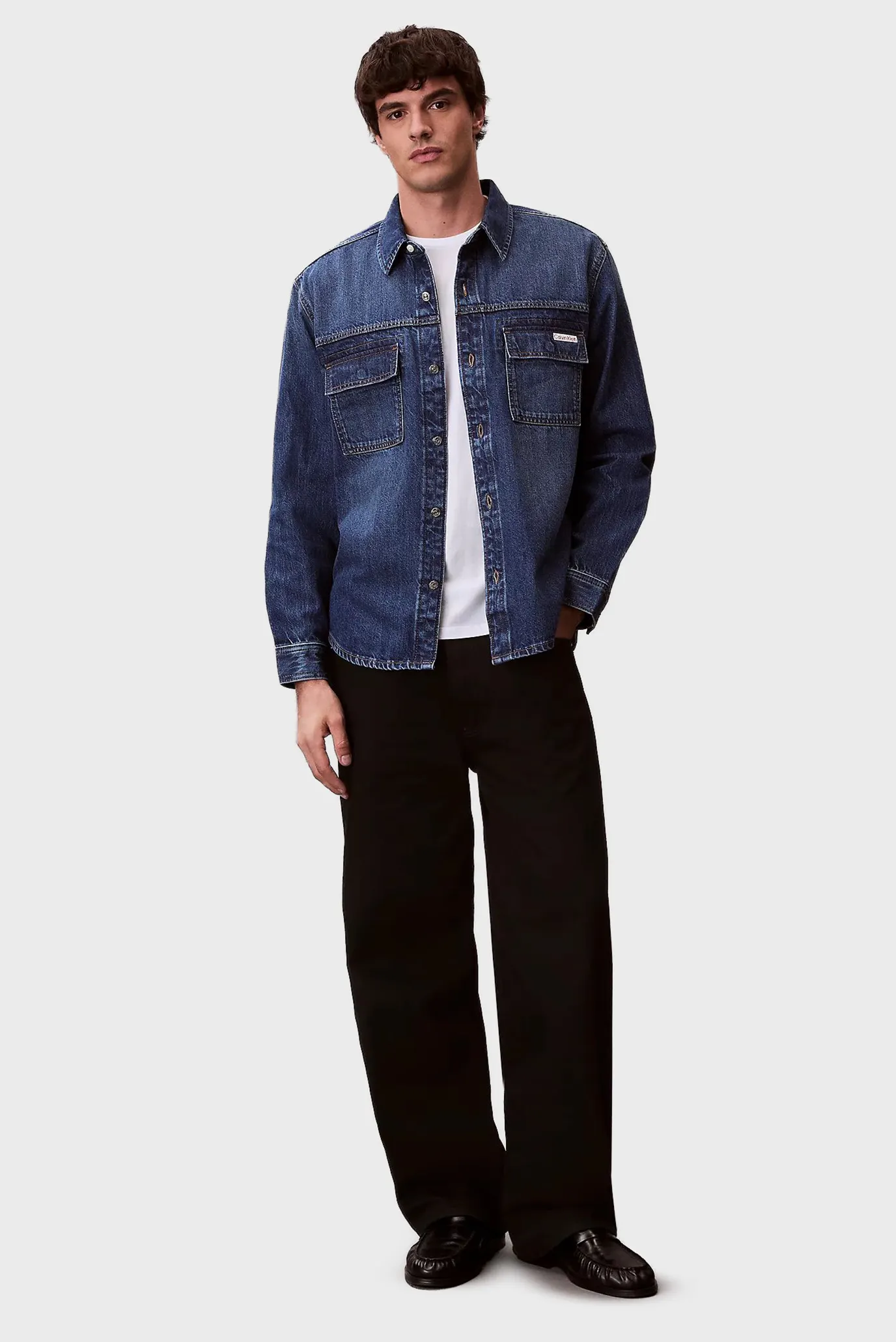 Куртка джинсовая LINEN UTILITY SHIRT JACKET DEEP 2