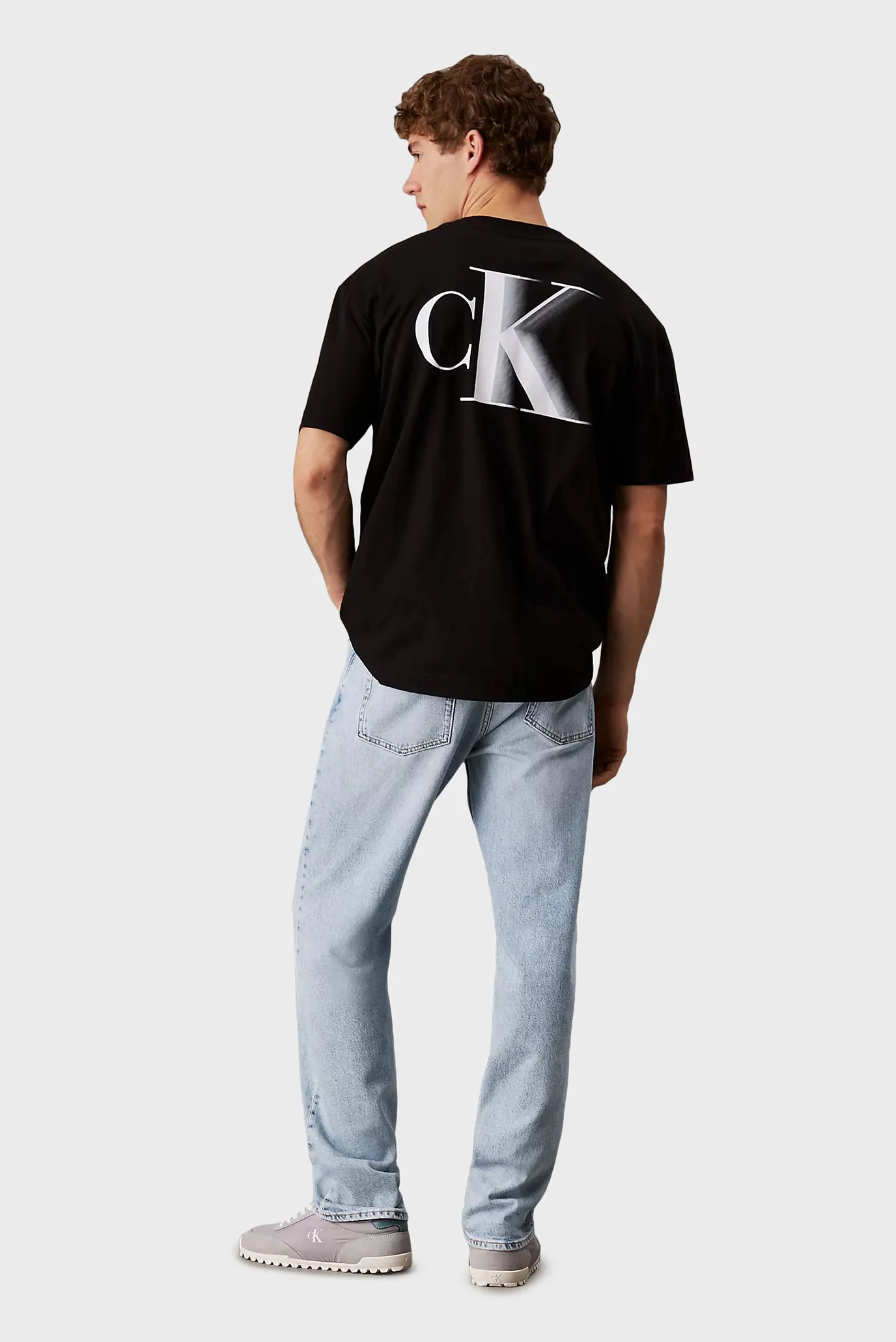 Мужская черная футболка BOLD CK TEE 3