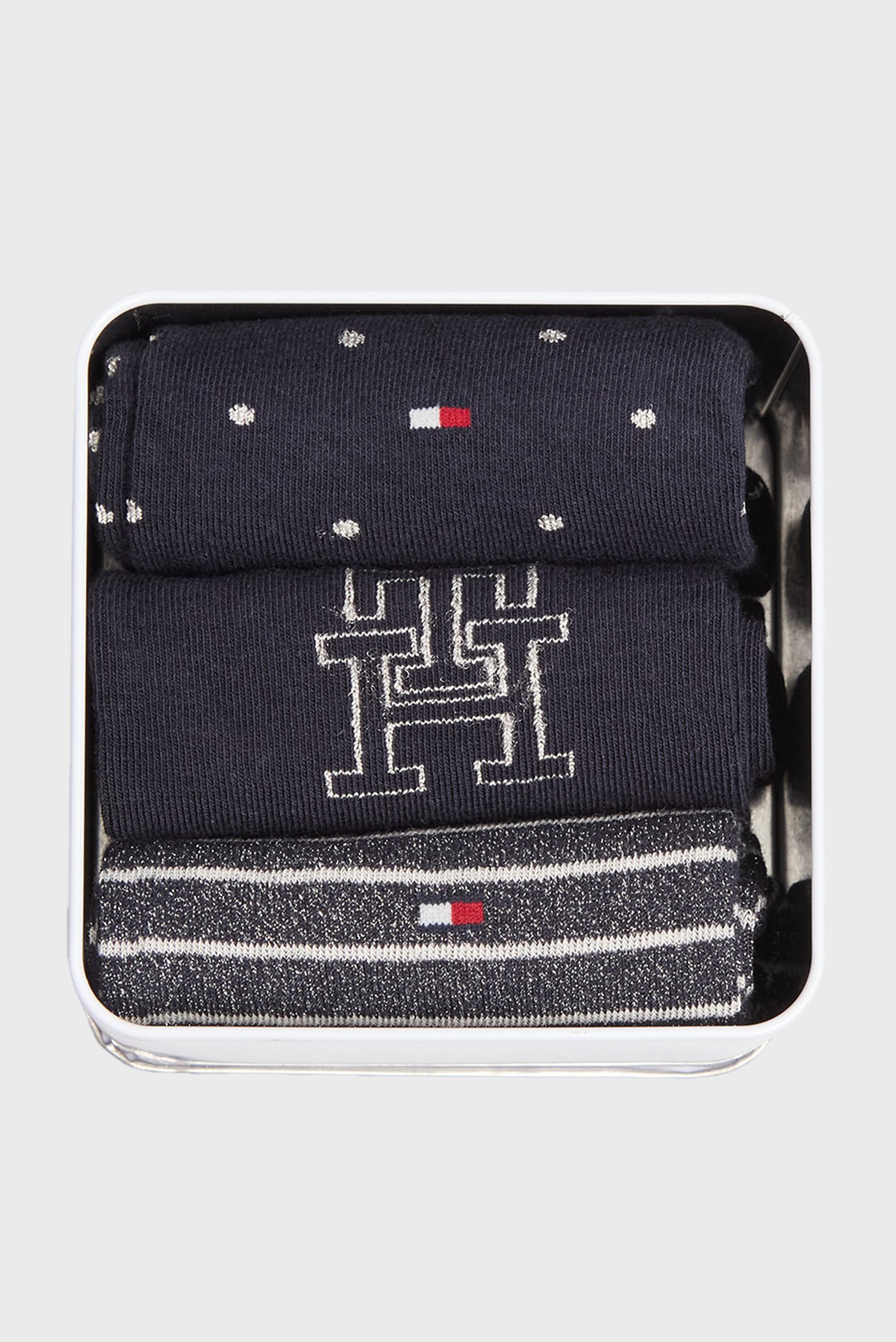 Набор носков TH WOMEN SOCK 3P GIFTBOXTommy Hilfiger Набор носков TH WOMEN SOCK 3P GIFTBOX 1