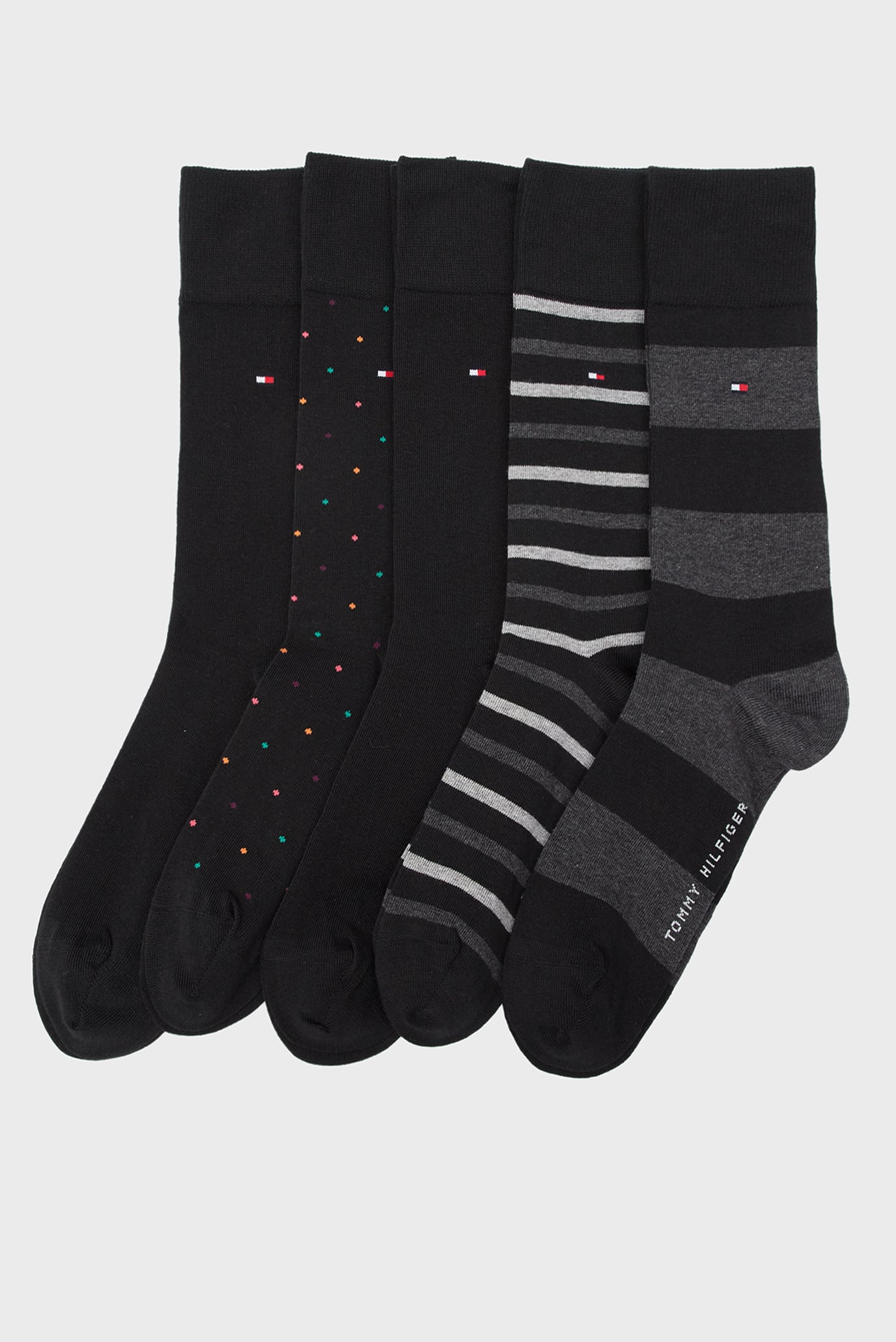 Набор носков TH MEN SOCK 5P GIFTBOX STRIPE DOT 2