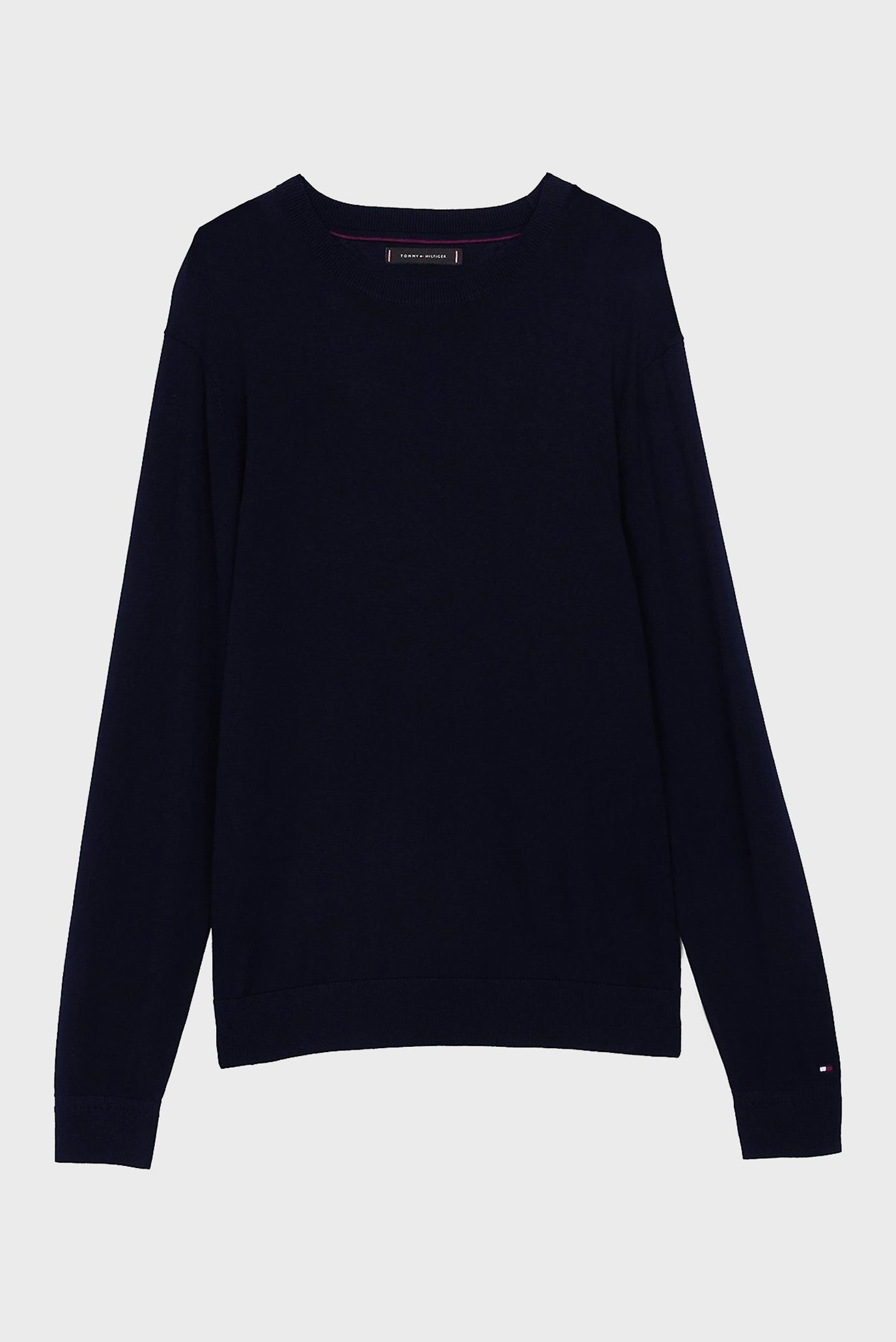 Мужской темно-синий джемпер DC COTTON LYOCELL CREWNECKTommy Hilfiger Мужской темно-синий джемпер DC COTTON LYOCELL CREWNECK 5