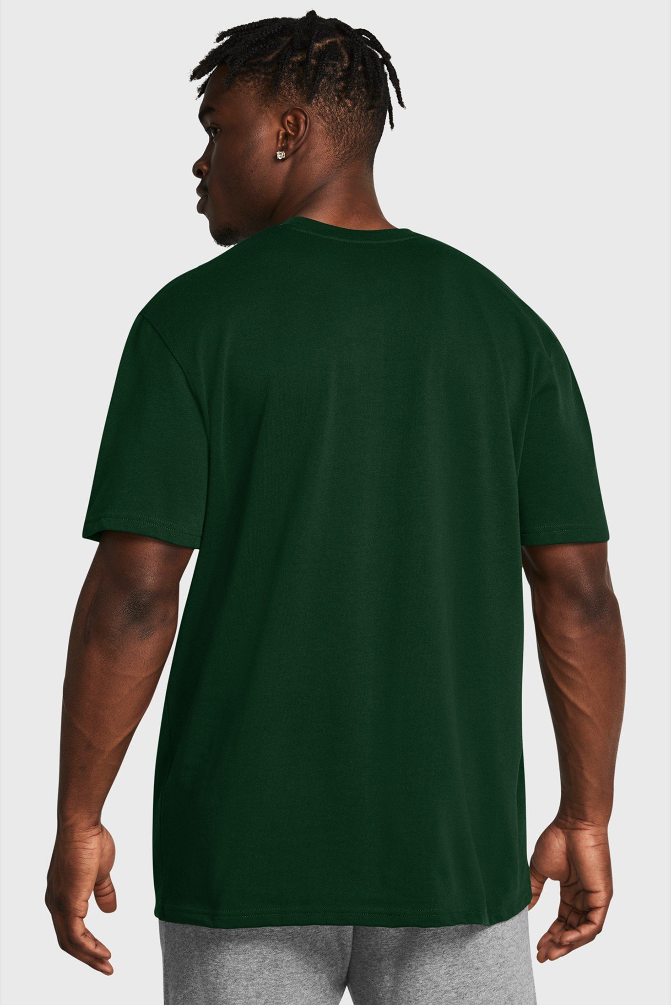 Мужская зеленая футболка UA HW ARMOUR LABEL SS 2