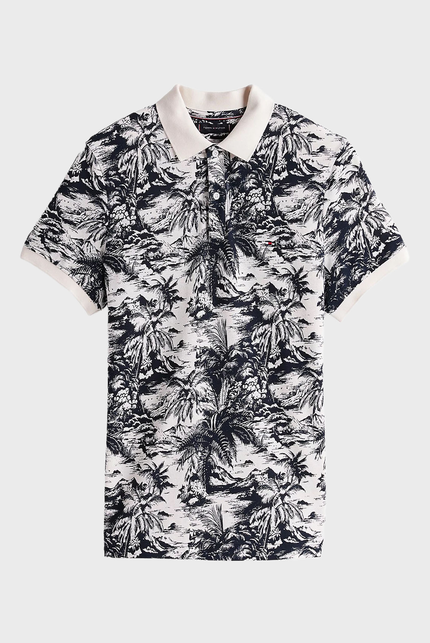 Поло ALL OVER PRINT LINEN REG POLO 5