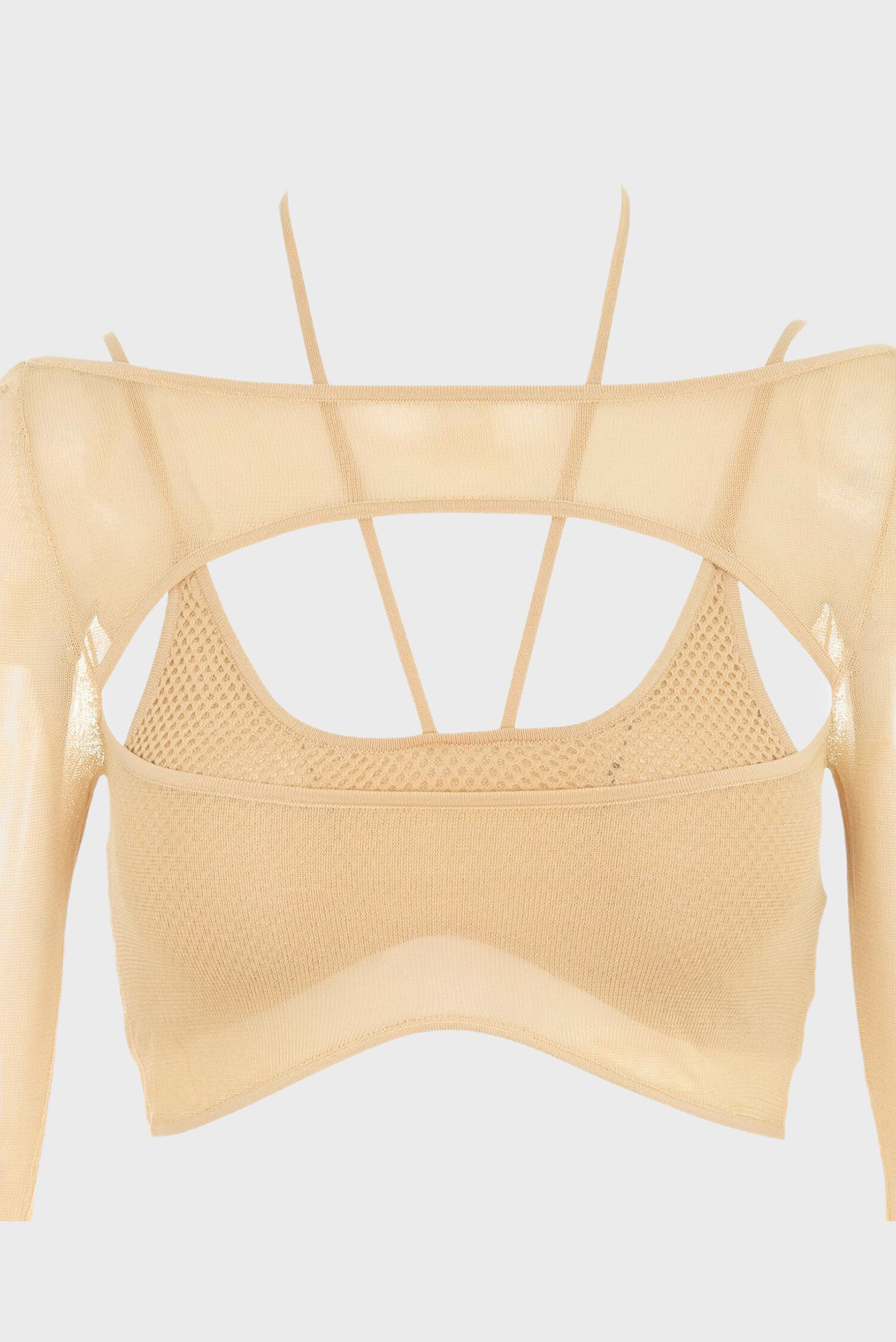 Свитер LAYERED MESH SWEATER TOP 3