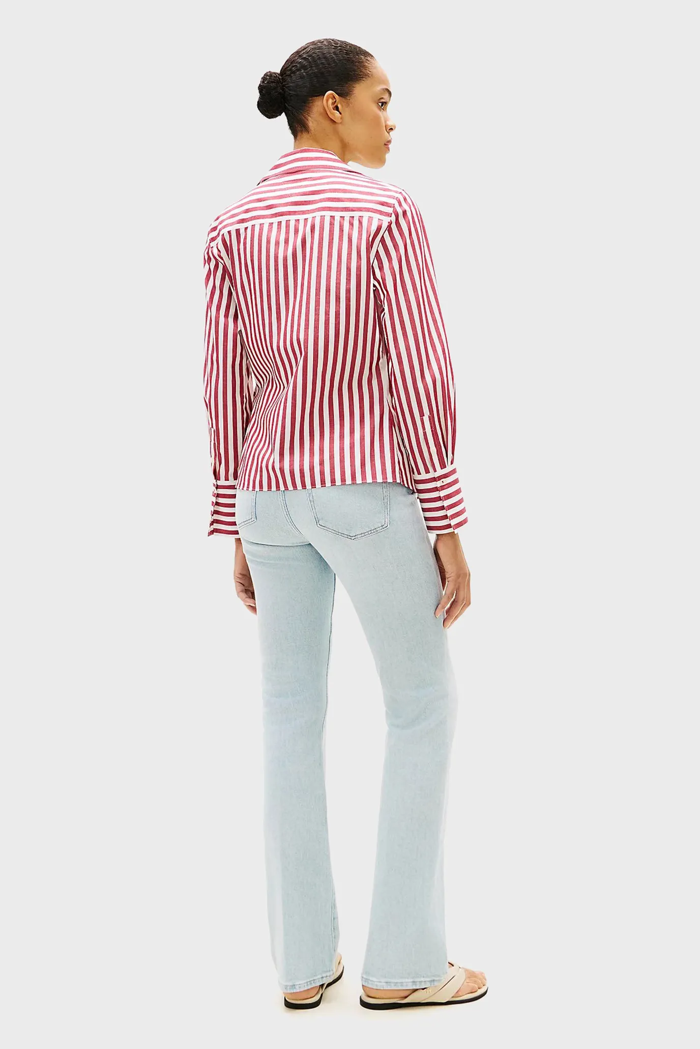 Рубашка POPLIN KNOT BLOUSE WITH LS 3