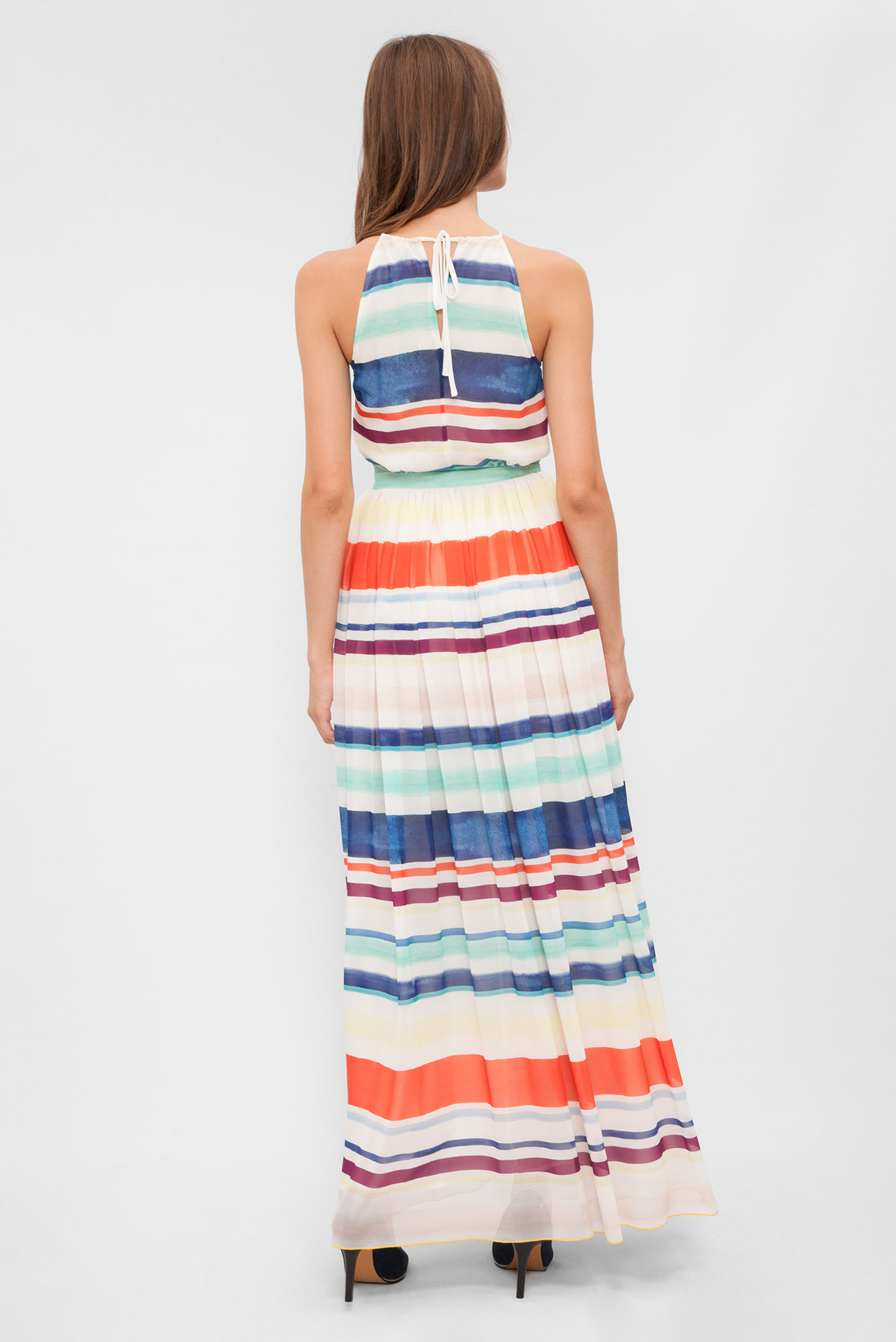 Женское платье в полоску 3