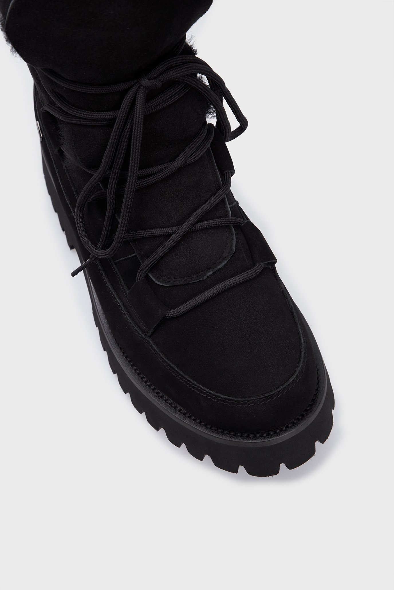 Женские черные замшевые ботинки PollisiPRPY Женские черные замшевые ботинки Pollisi 5