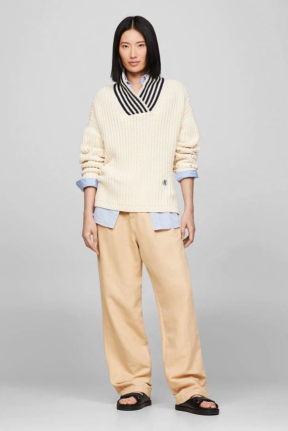 Штаны COTTON LINEN RLX STRAIGHT PANT