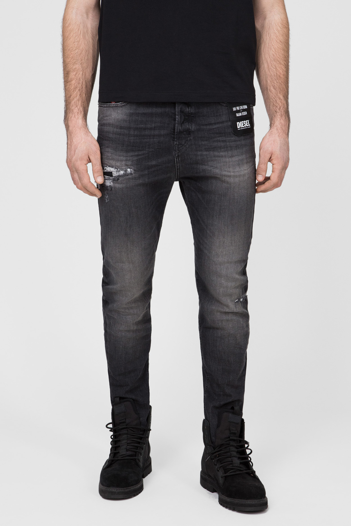 Мужские темно-серые джинсы D-VIDER 1