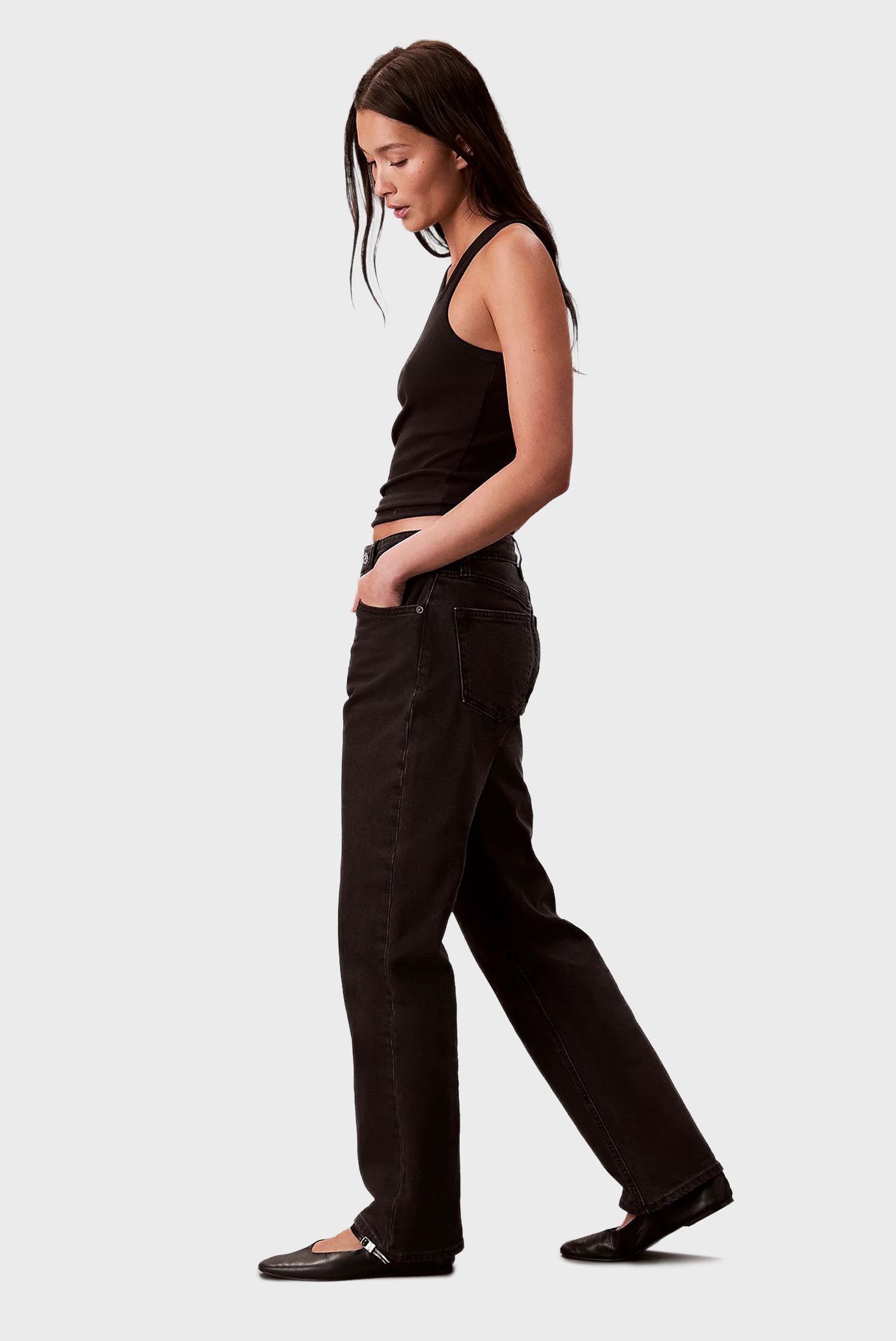 Джинсы HIGH RISE STRAIGHT CK ESSENTIAL 4