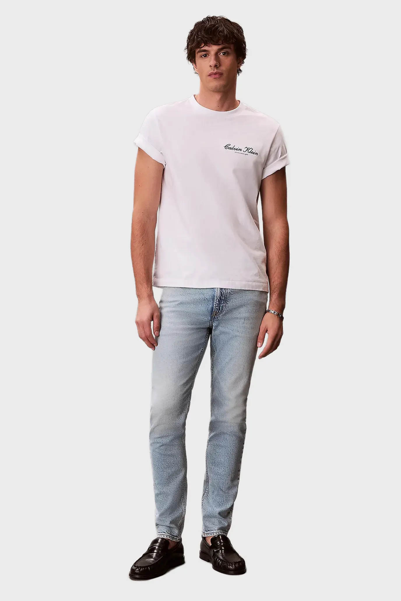 Джинсы SLIM TAPER MARBLED BEACON JEAN 2