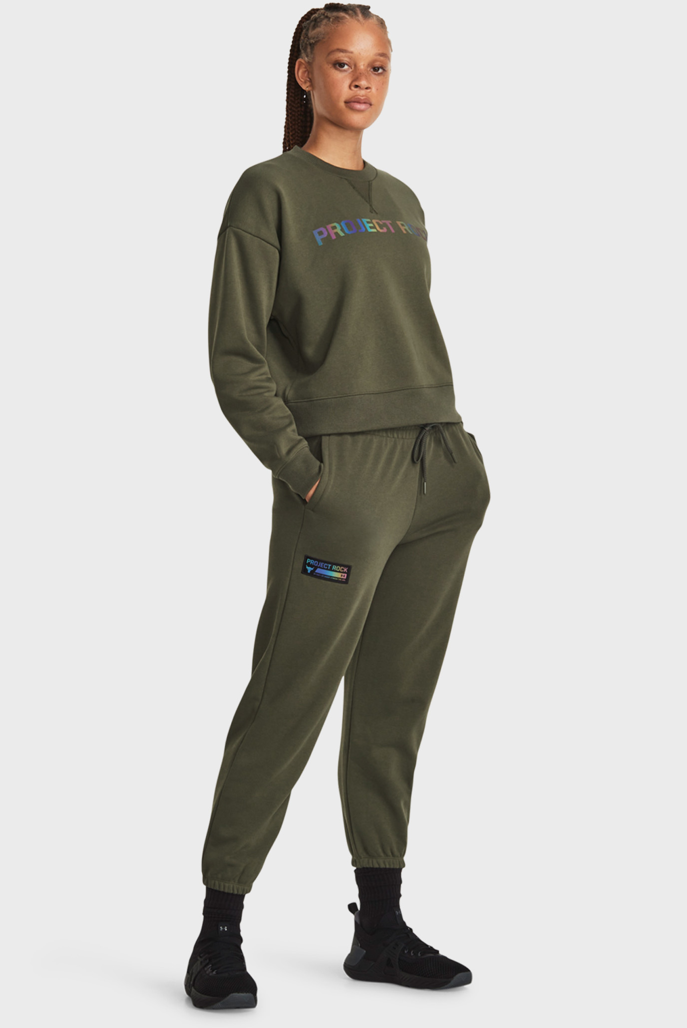 Женские зеленые спортивные брюки Pjt Rock HW Terry Pnt 2