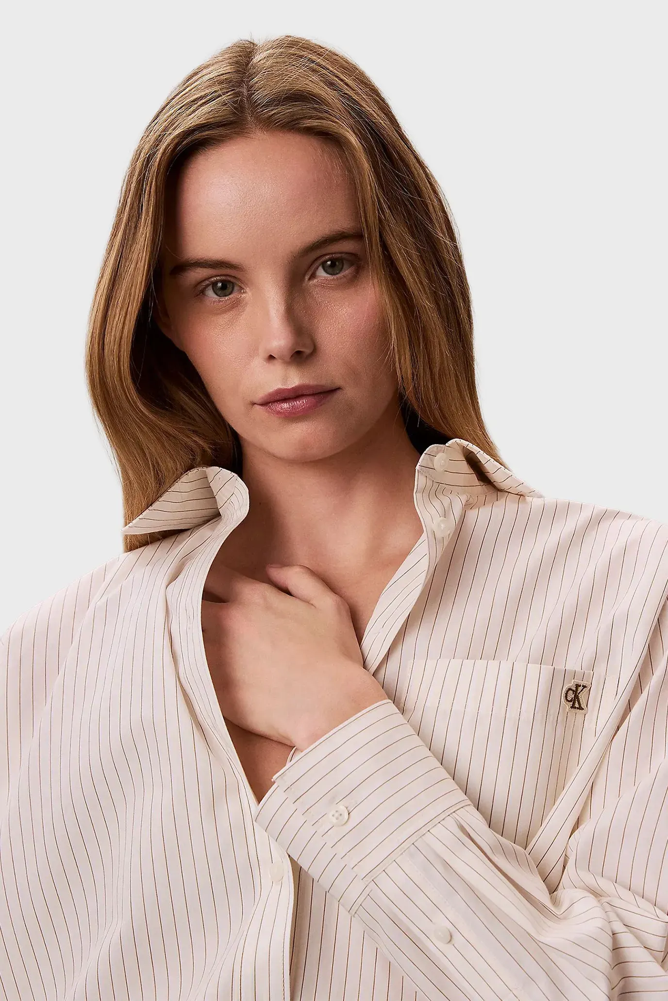 Рубашка YARNDYE COTTON POPLIN RELAXED SH 5