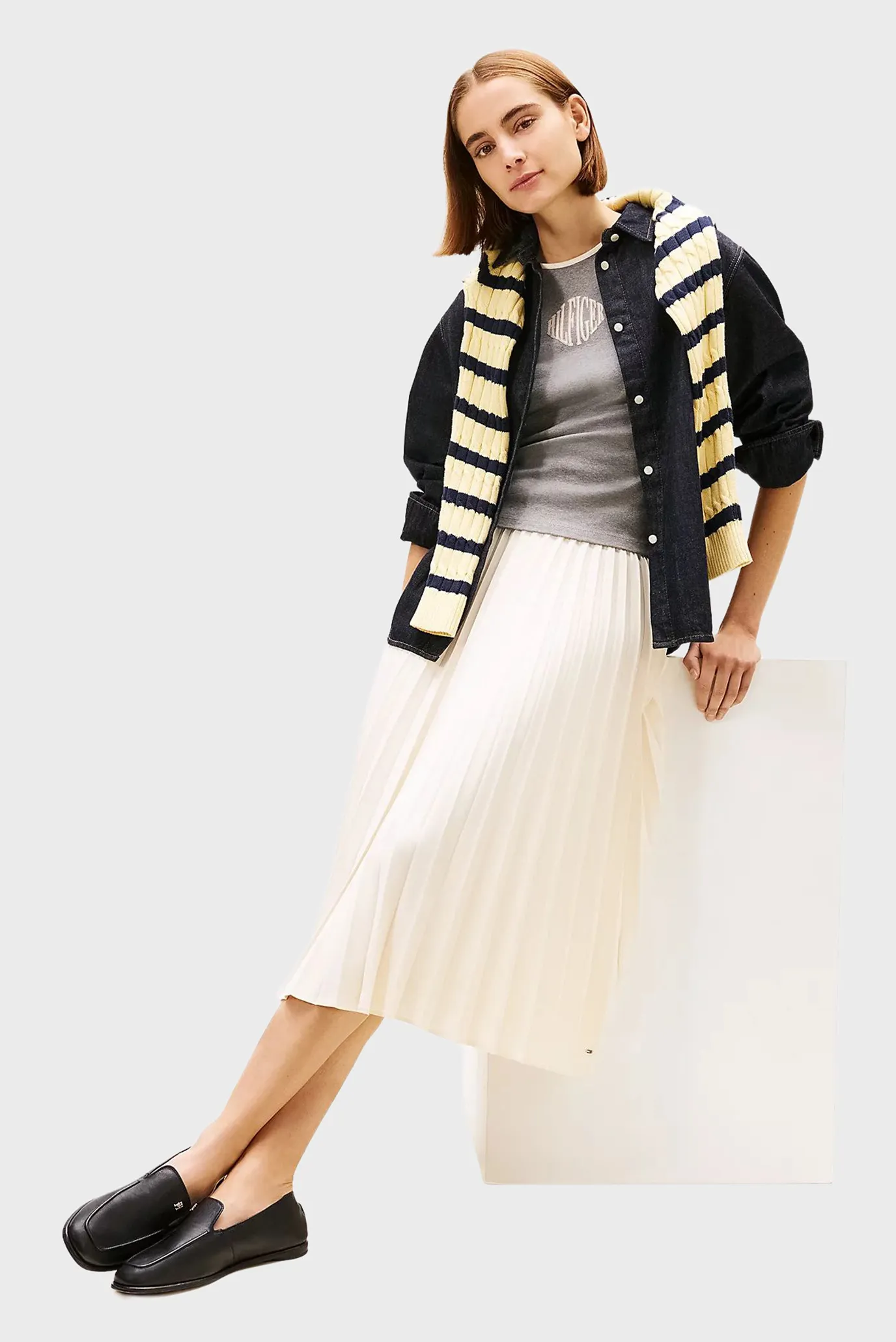 Лоферы TH LEATHER LOAFER 6