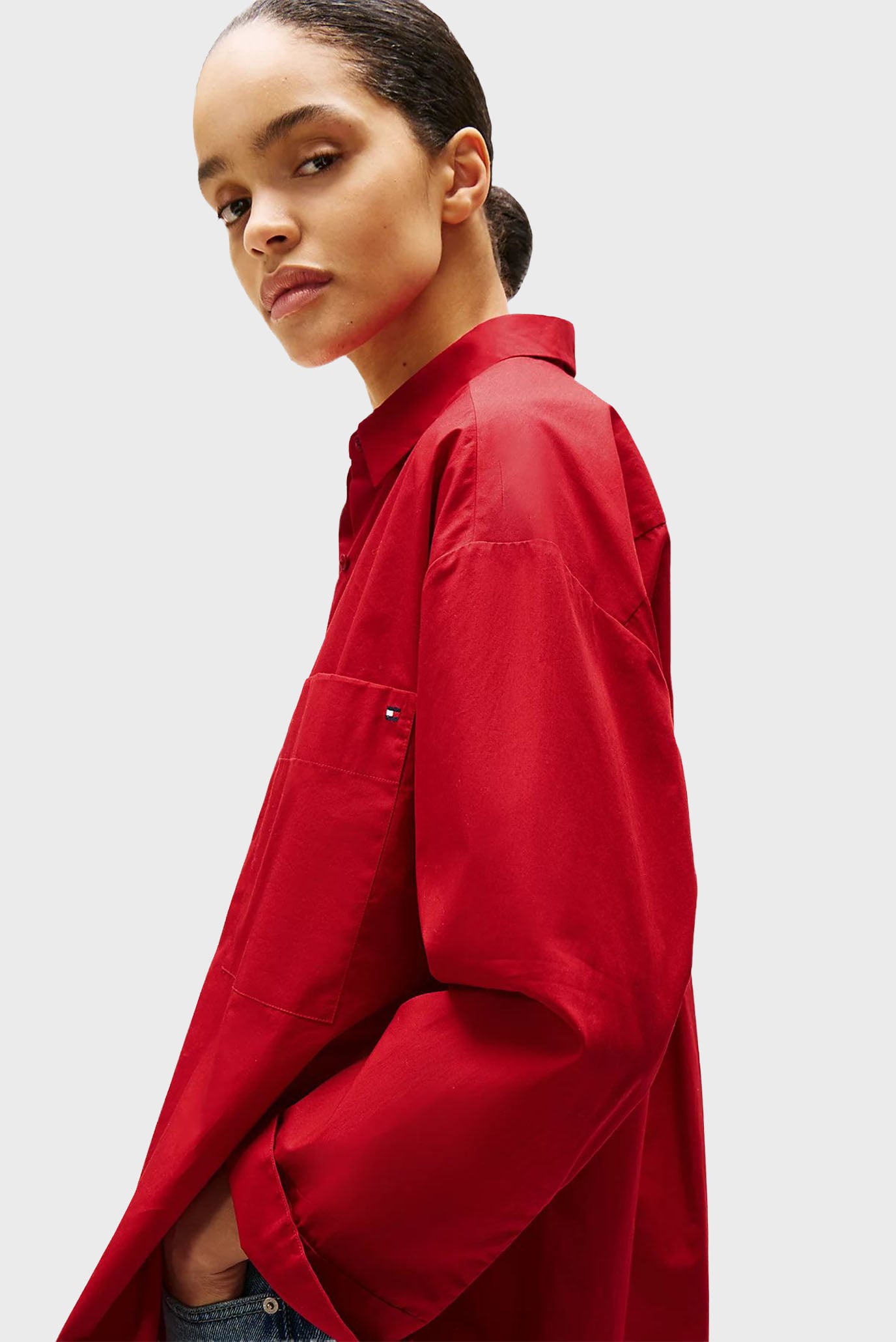 Рубашка/ESS POPLIN NEW EASY SHIRT 4