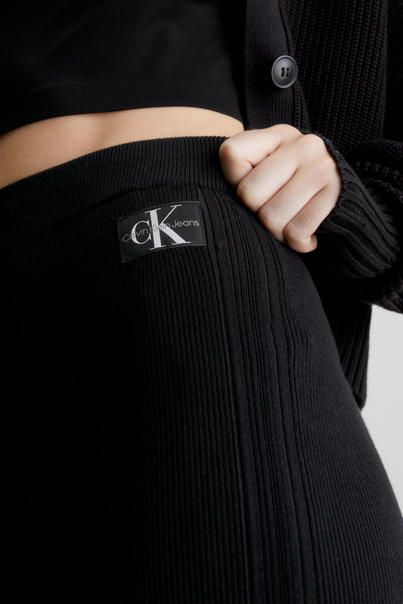 Штаны BADGE STRAIGHT KNITTED PANTS 4