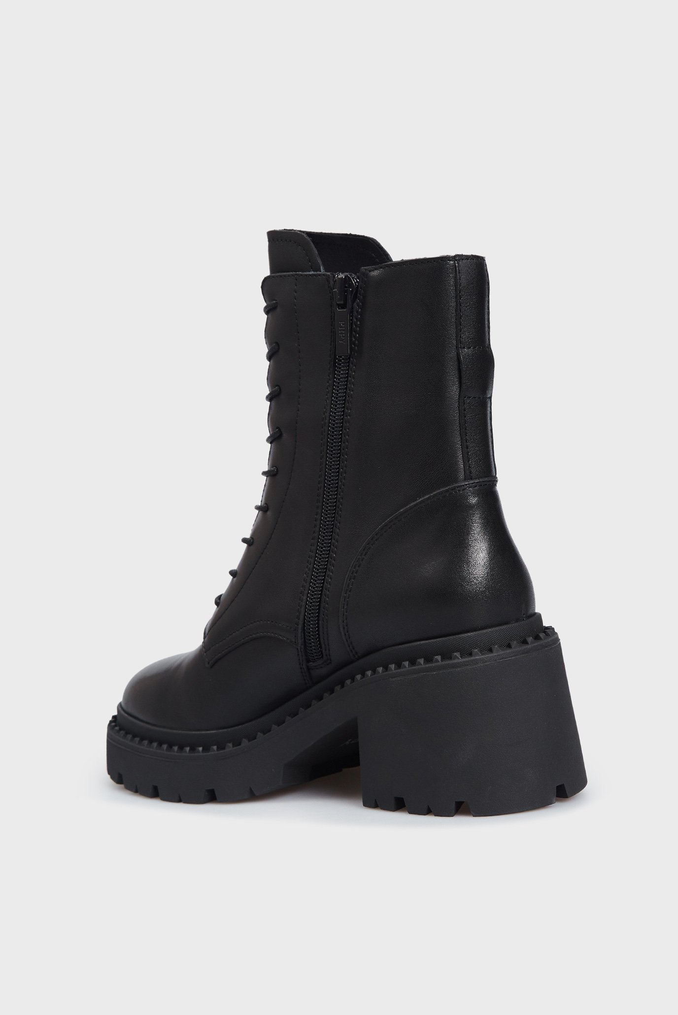 Женские черные кожаные ботильоны Nolina 3