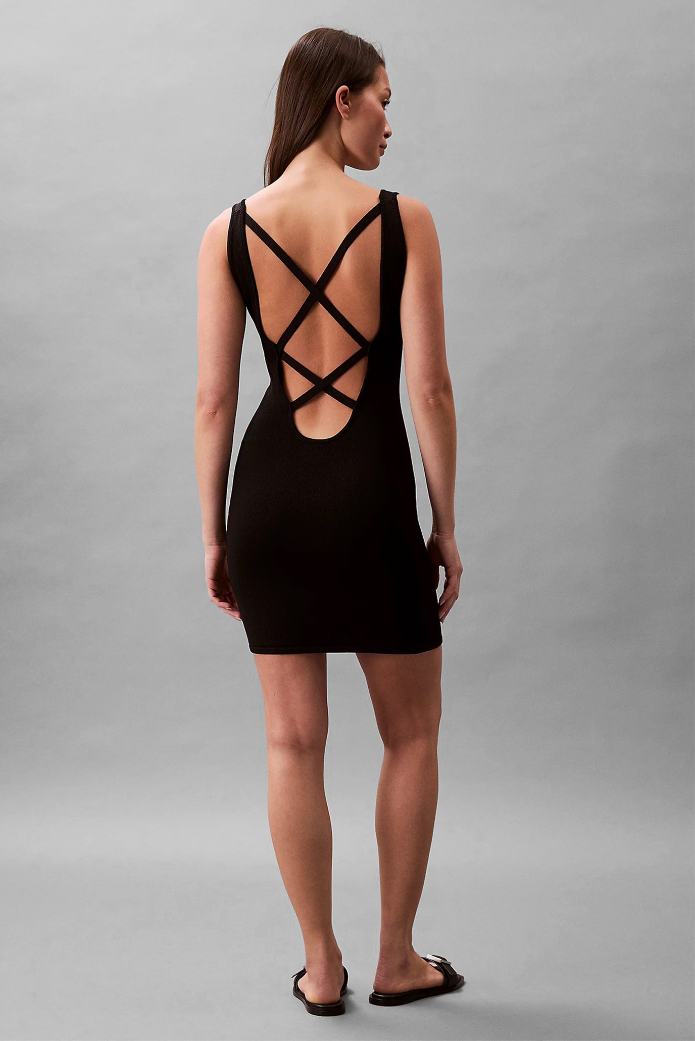 Платье Novelty Sheen Cross Back Dress 6