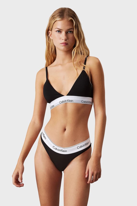 Женский черный бюстгальтер LL TRIANGLE Calvin Klein